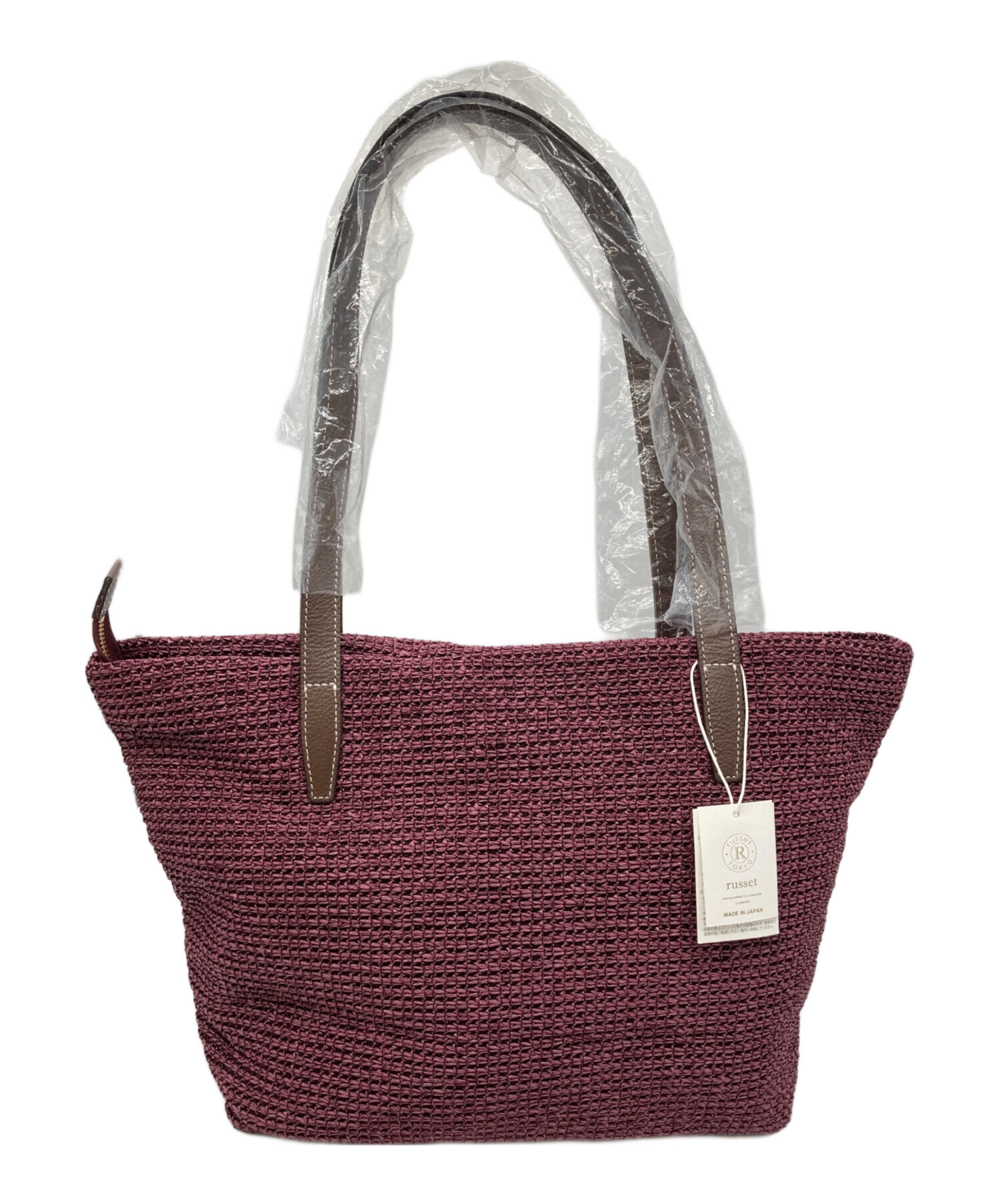 中古・古着通販】russet (ラシット) ナイロンカゴトートバッグ 