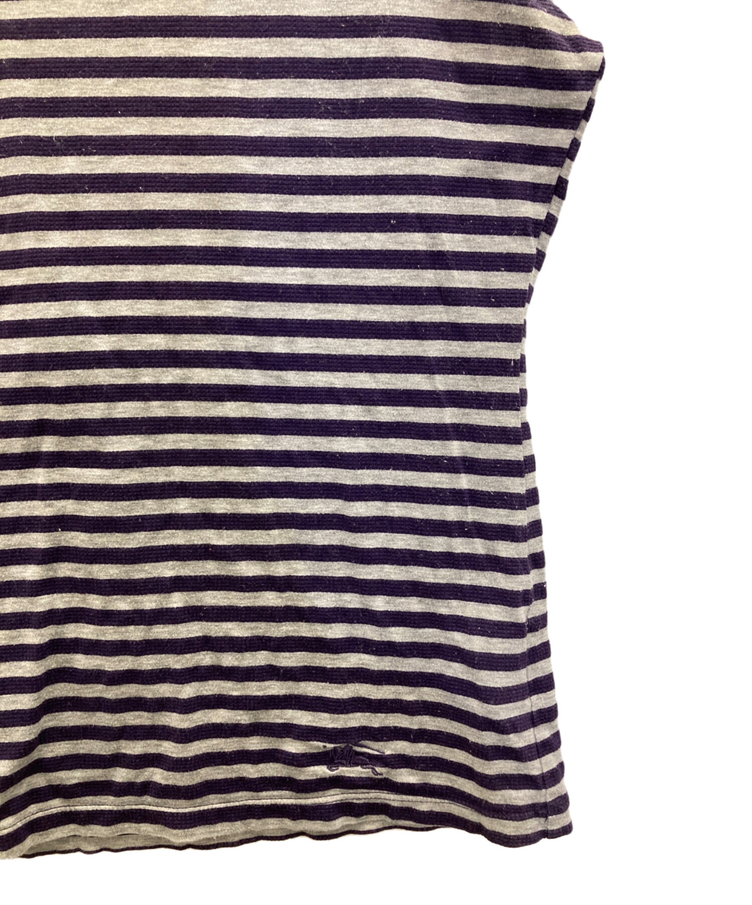美品 BURBERRY LONDON バーバリーロンドン エポレット 半袖 カットソー 2 ピンク系 レディース 古着 中古 USED バーバリーロンドンBURBERRY LONDON コットンボタンダウン半袖シャツ