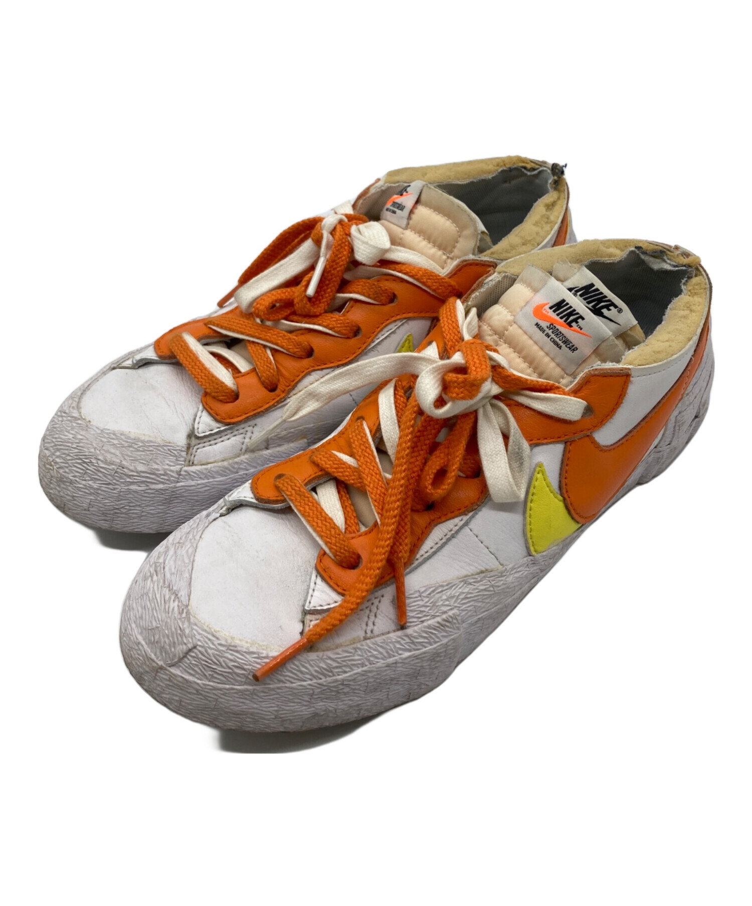 中古・古着通販】NIKE (ナイキ) sacai (サカイ) BLAZER LOW ホワイト 