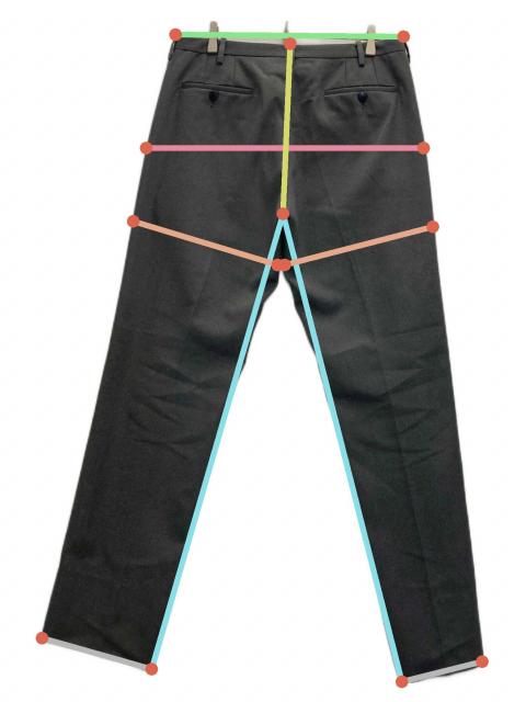 中古・古着通販】CARUSO (カルーゾ) スラックス グレー サイズ:表記