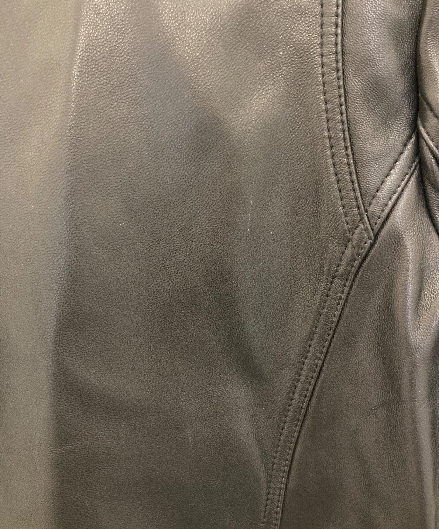 中古・古着通販】Bijou (ビジュー) ラムレザーダブルライダース