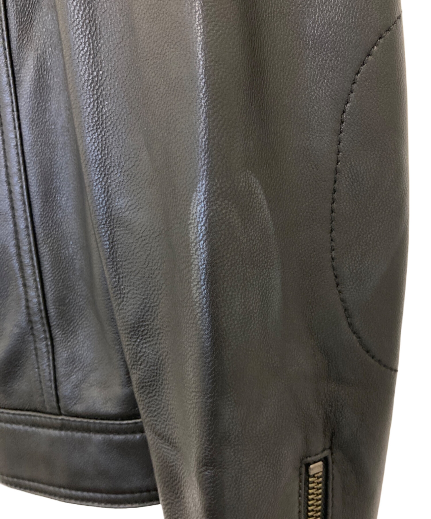 中古・古着通販】Bijou (ビジュー) ラムレザーダブルライダース