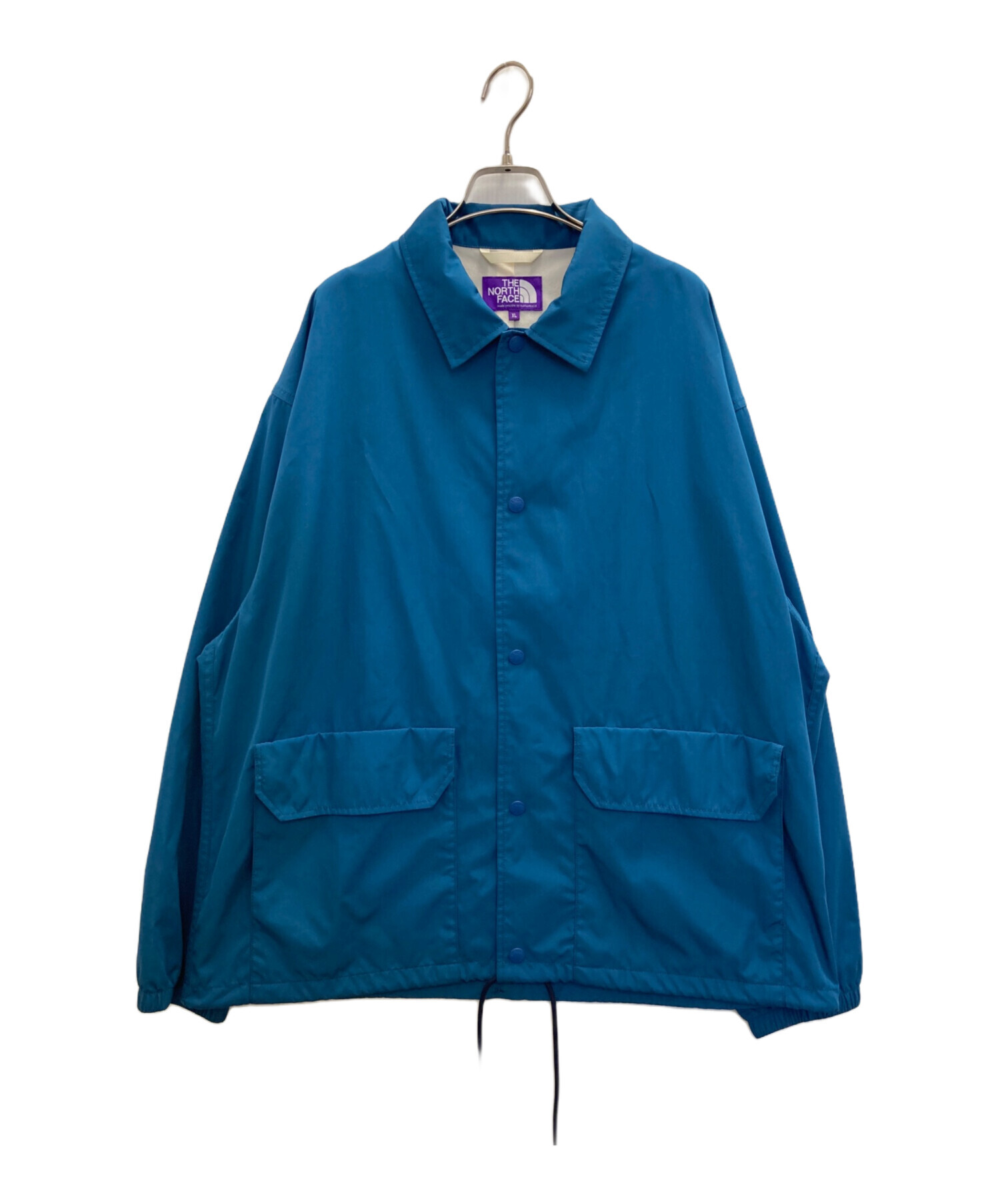 ノースフェイス コーチジャケット Lサイズ パープル ブルー 中古・古着通販】THE NORTHFACE PURPLELABEL (ザ・ノースフェイス