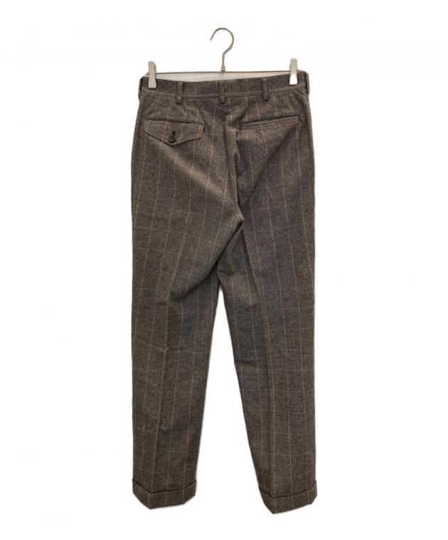 AD1993 コムデギャルソンオムドゥ スーツ チェック ブラウングレー L 中古・古着通販】COMME des GARCONS HOMME DEUX (コムデギャルソン