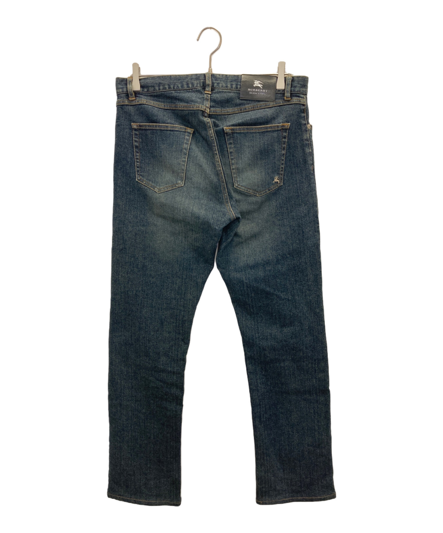 BURBERRY BLACK LABEL パンツ 82サイズ ブラック 中古・古着通販】BURBERRY BLACK LABEL (バーバリーブラックレーベル