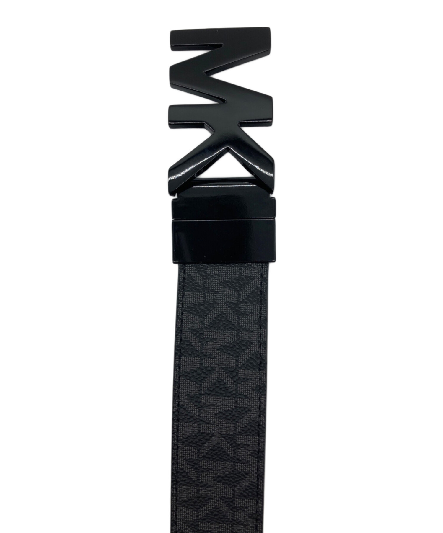 【新品未使用】MICHAEL KORS 本革ベルト サイズM 全長約109㎝ 中古・古着通販】MICHAEL KORS (マイケルコース) ロゴレザーベルト