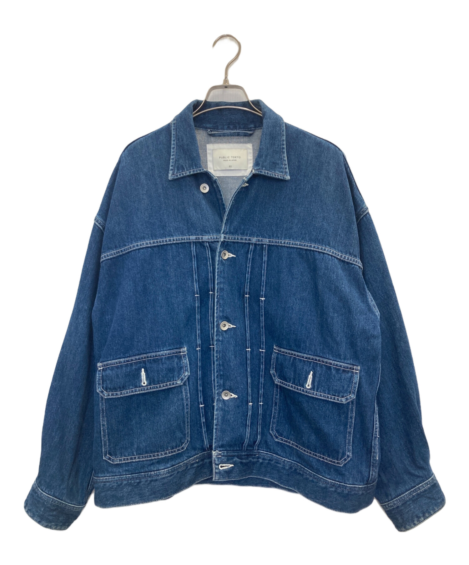 PUBLIC TOKYO パブリックトウキョウ　デニムセットアップ サイズ02 PUBLIC TOKYO パブリックトウキョウ デニムセットアップ サイズ