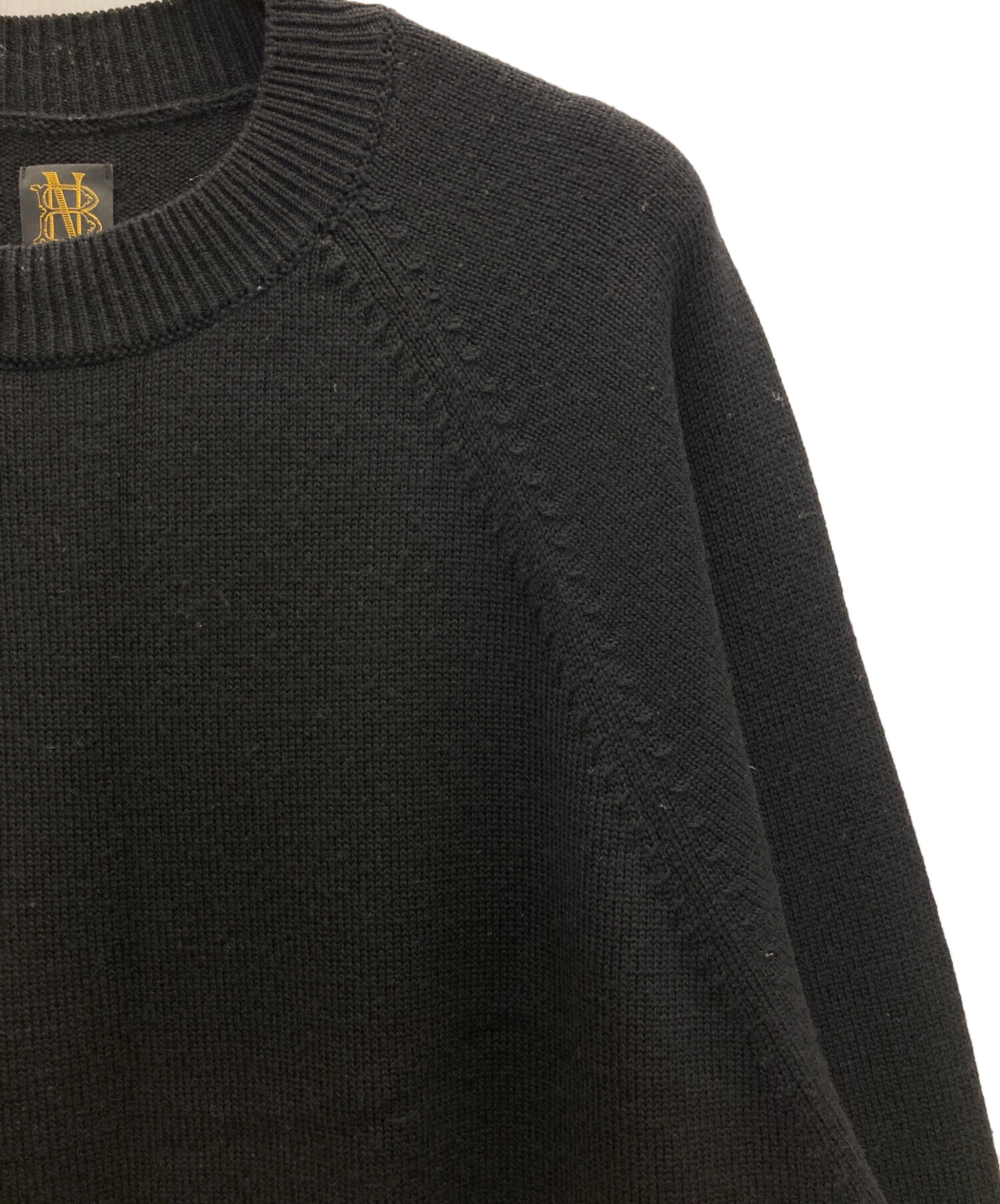 トップス BATONER VINTAGE WOOL RAGLAN CREW BATONER / バトナー | VINTAGE WOOL RAGLAN CREW NECK (メンズ
