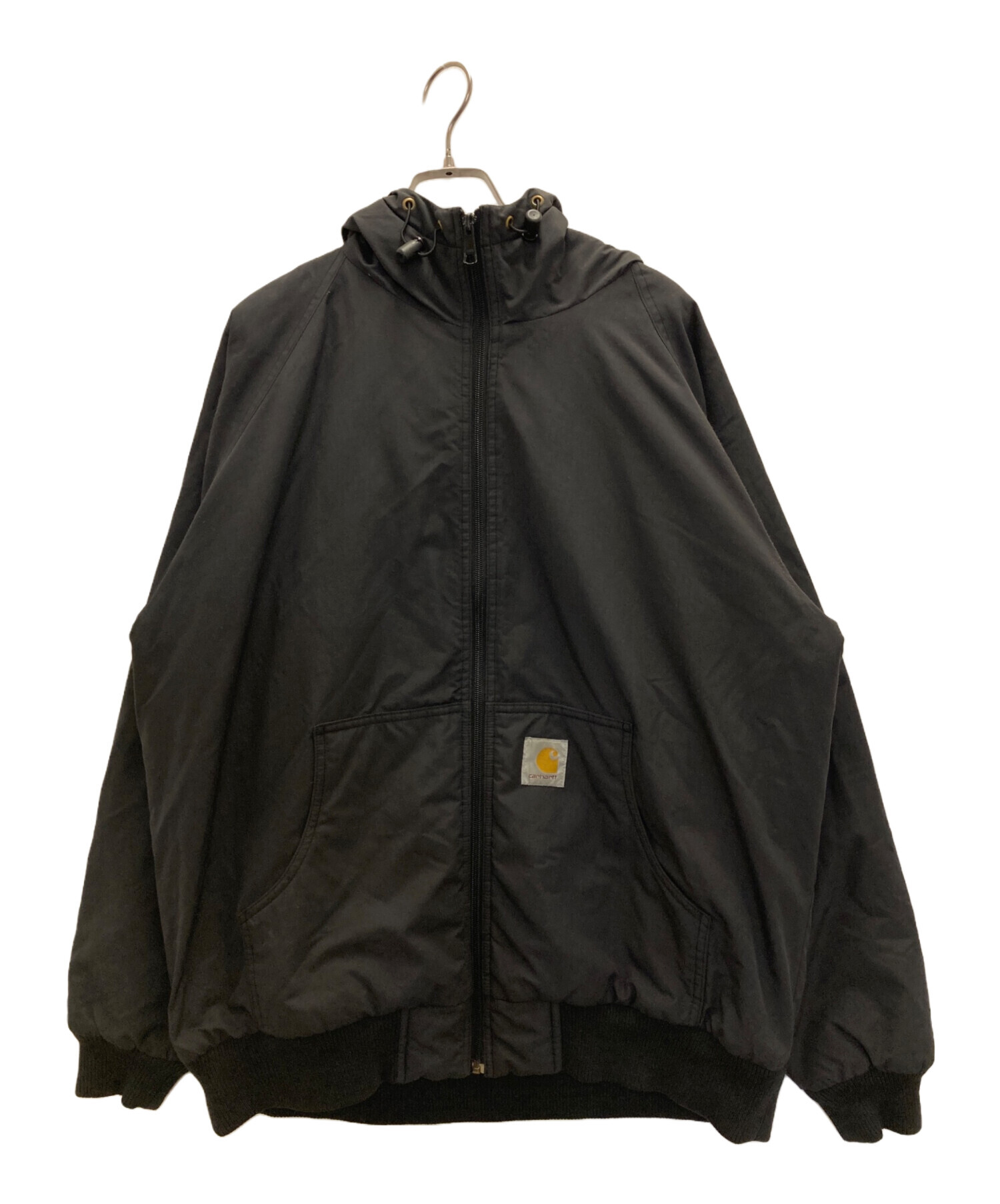 Carharttヴィンテージカーハートロゴナイロンジャケットネイビーカラー90s carhartt - Carhartt カーハート ナイロン ワークジャケット 企業ロゴ