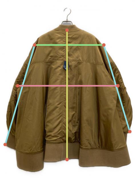 中古・古着通販】OMMO (オーエムエムオー) TENT LINE MA-1 ベージュ