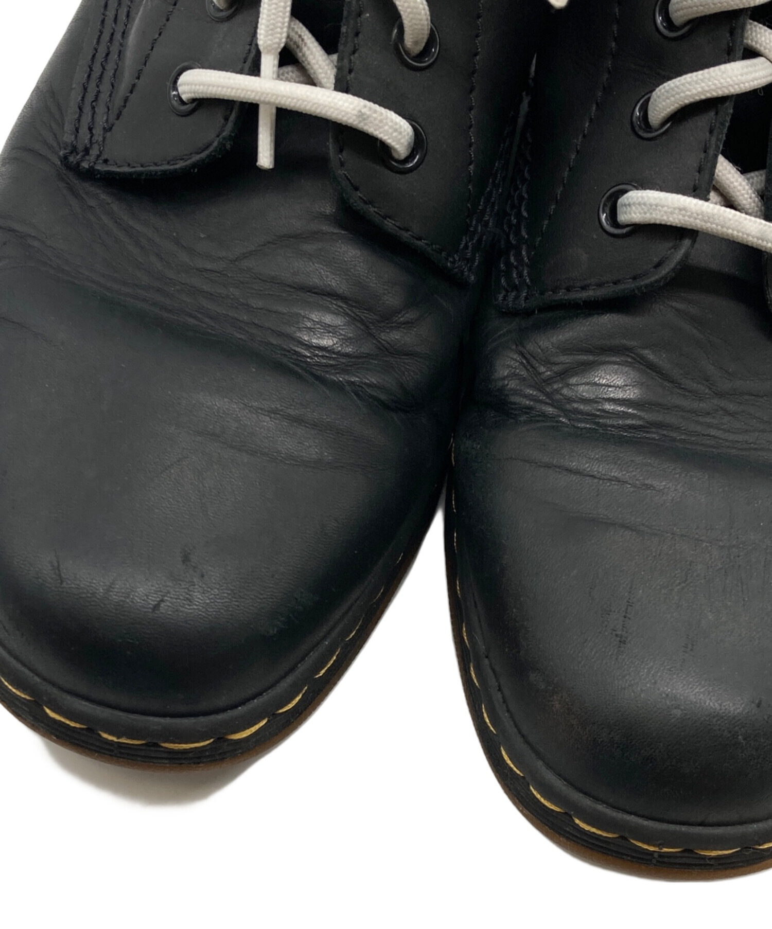 新品未使用品　Dr.Martens 8ホールブーツ　オールブラック　UK9 中古・古着通販】Dr.Martens (ドクターマーチン) 8ホールブーツ