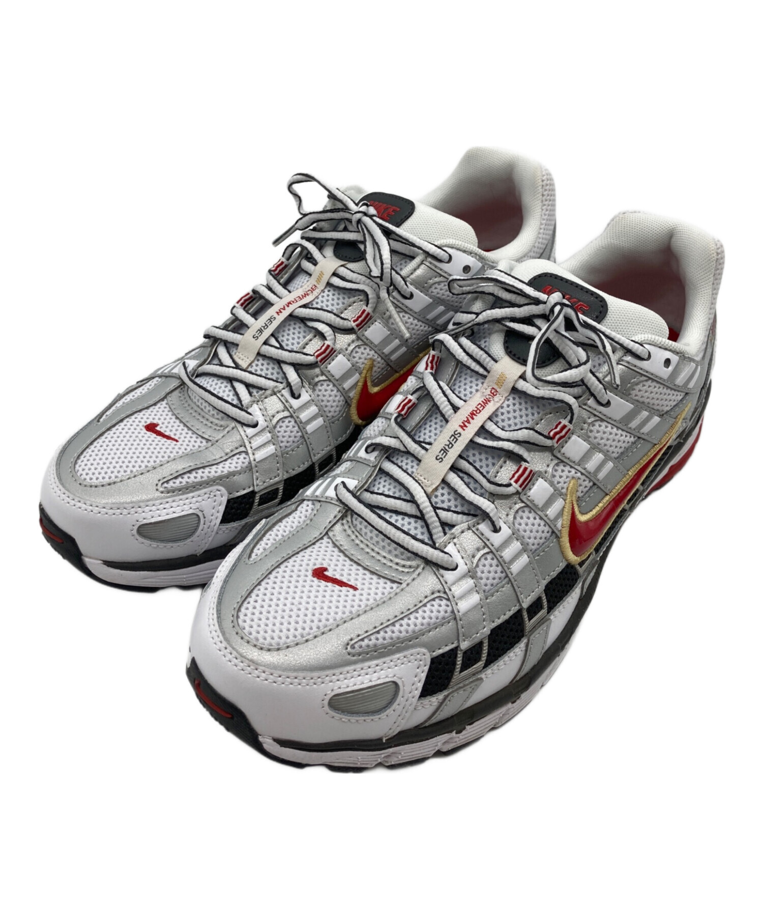 中古・古着通販】NIKE (ナイキ) P-6000 White/Varsity Red サイズ:28cm 