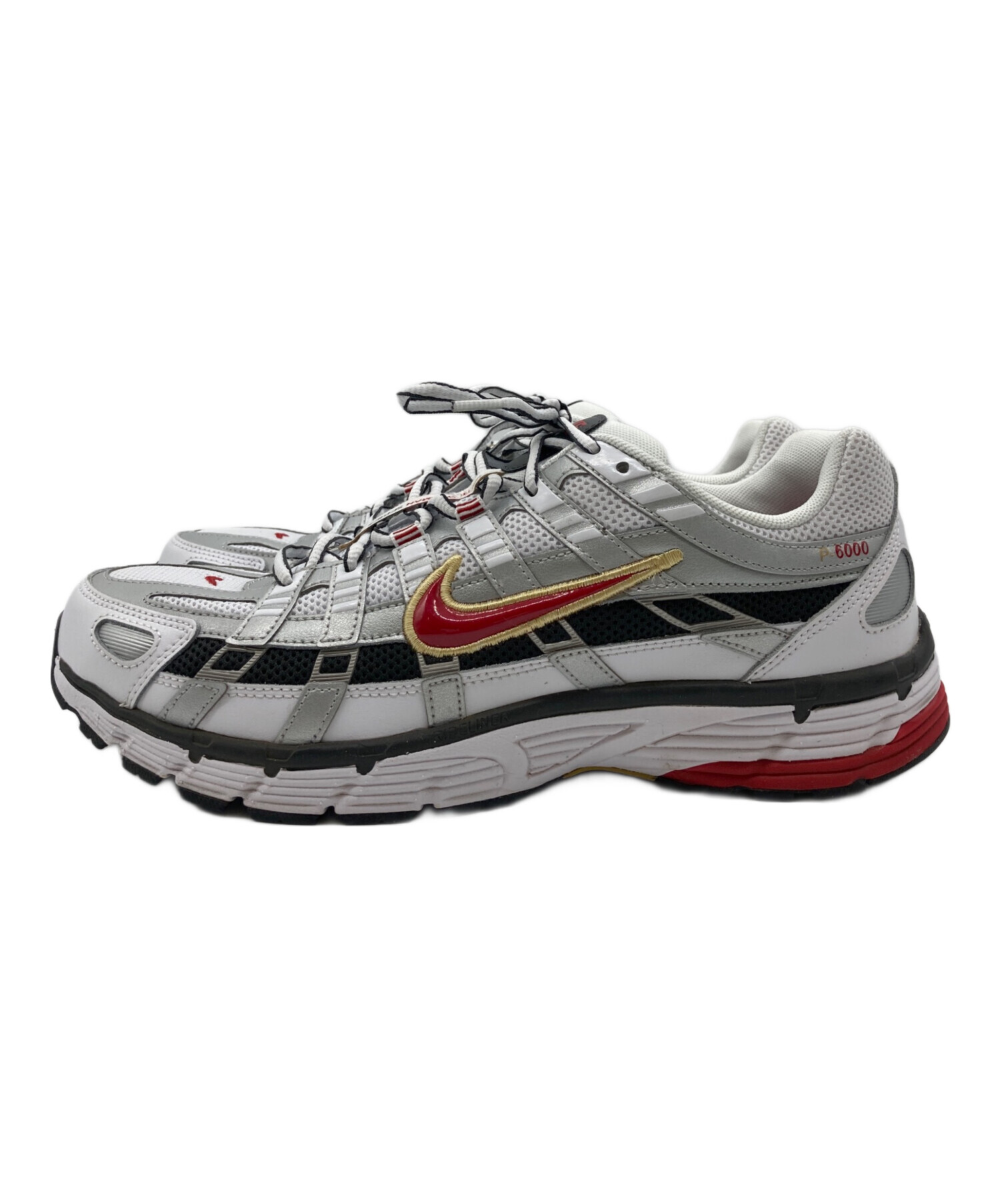 中古・古着通販】NIKE (ナイキ) P-6000 White/Varsity Red サイズ:28cm 