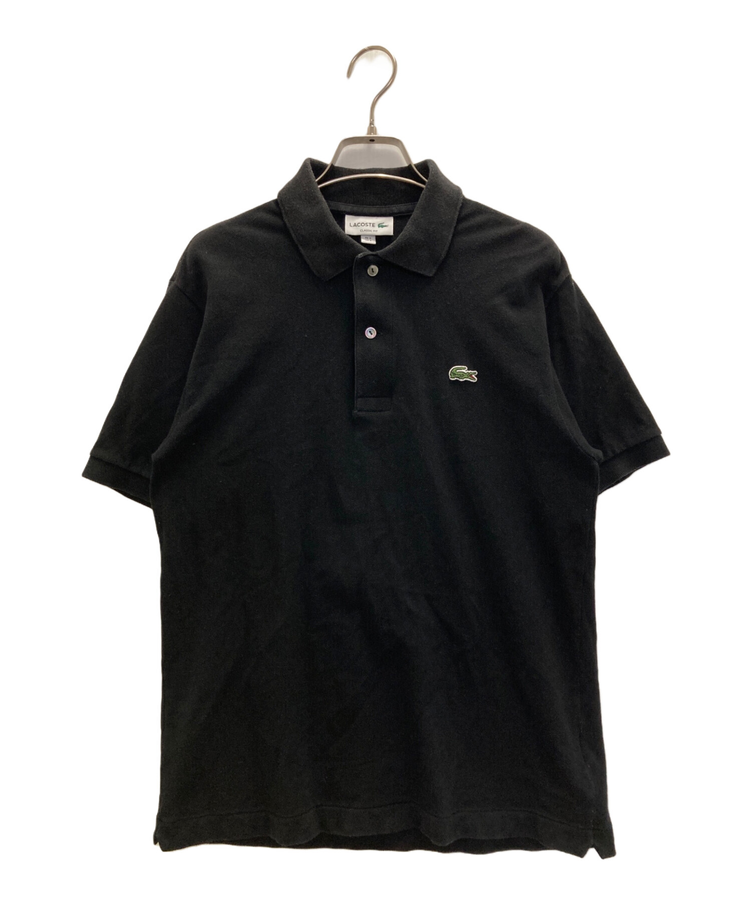 中古・古着通販】LACOSTE (ラコステ) ポロシャツ ブラック サイズ:3 