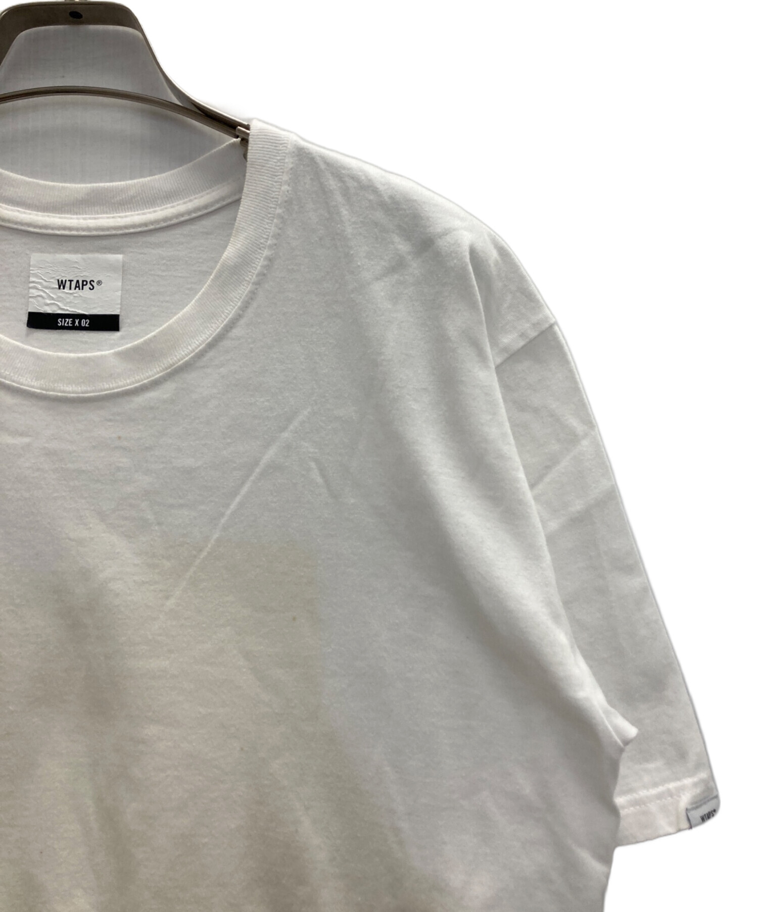 【美品】WTAPS Tシャツ ホワイト サイズ02 中古・古着通販】WTAPS (ダブルタップス) Tシャツ ホワイト サイズ:2