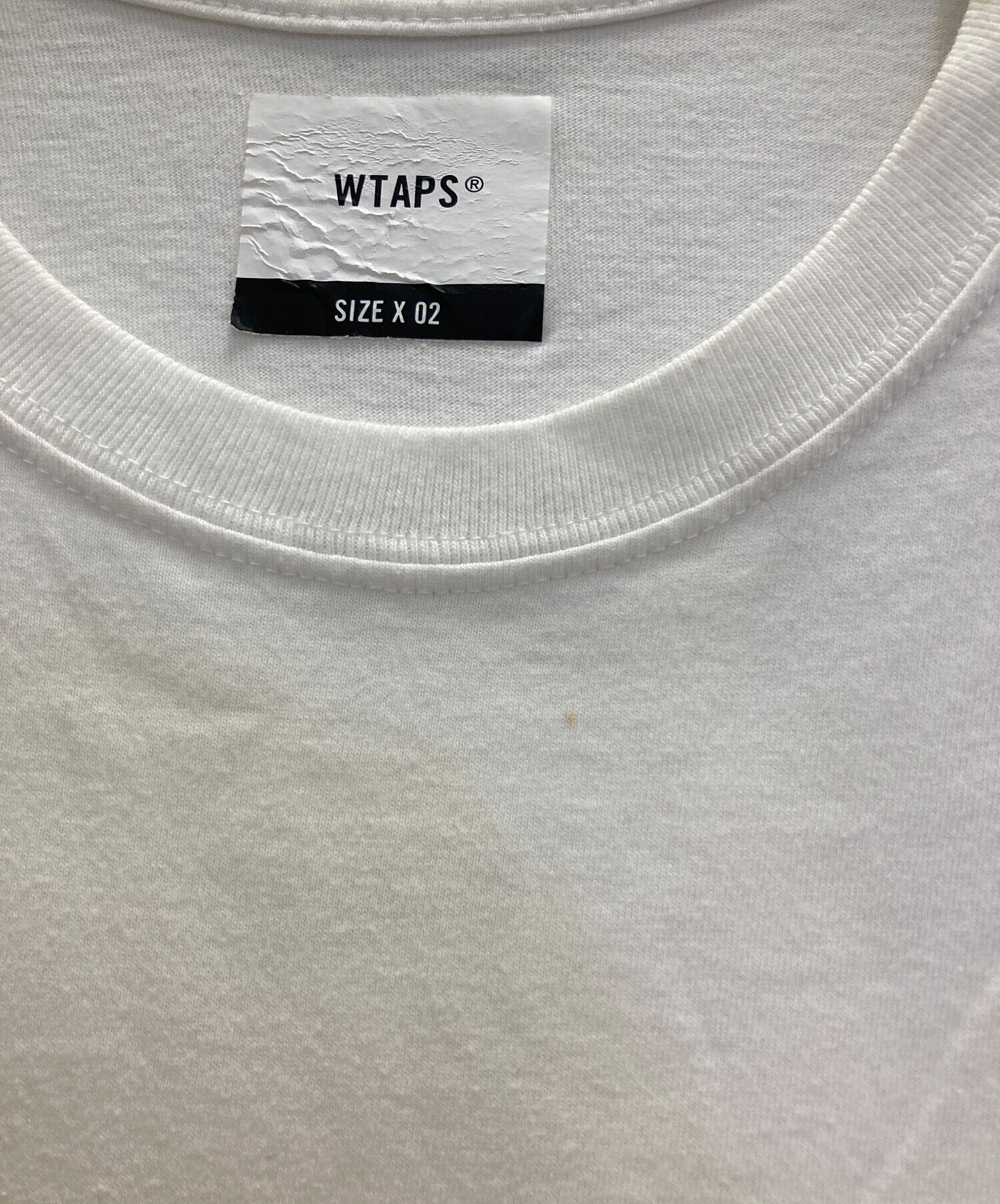【美品】WTAPS Tシャツ ホワイト サイズ02 中古・古着通販】WTAPS (ダブルタップス) Tシャツ ホワイト サイズ:2