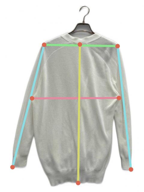 【betoupe】Vネックカーディガン 中古・古着通販】BETOUPE (ベトゥープ) Vネックカーディガン ホワイト