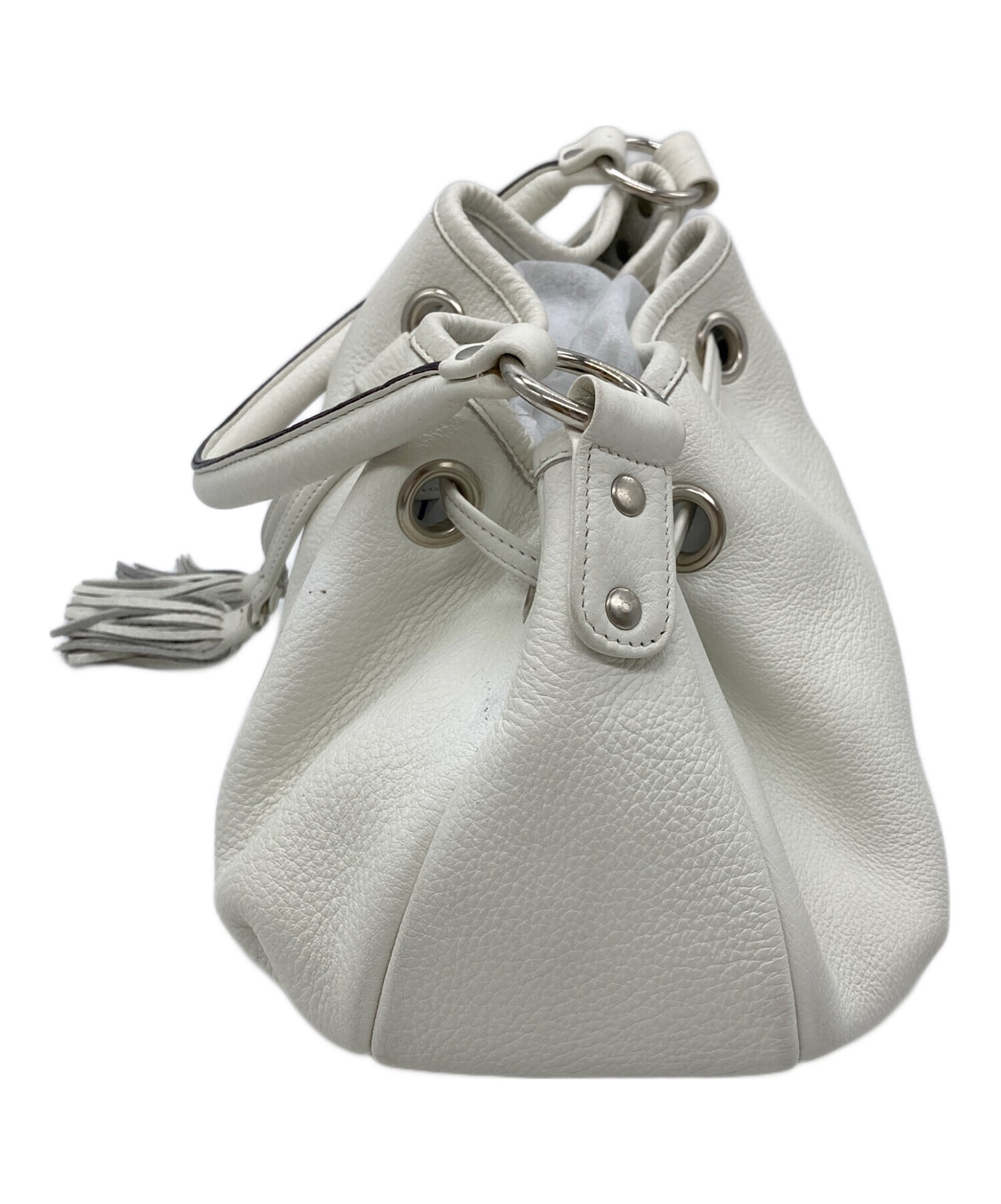 BARNEYS NEW YORK ゴルフバッグ ホワイト バーニーズニューヨーク