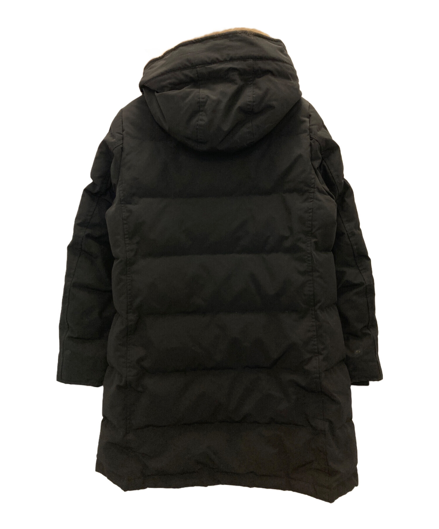 DANTON ブラック ロングダウンジャケット 38