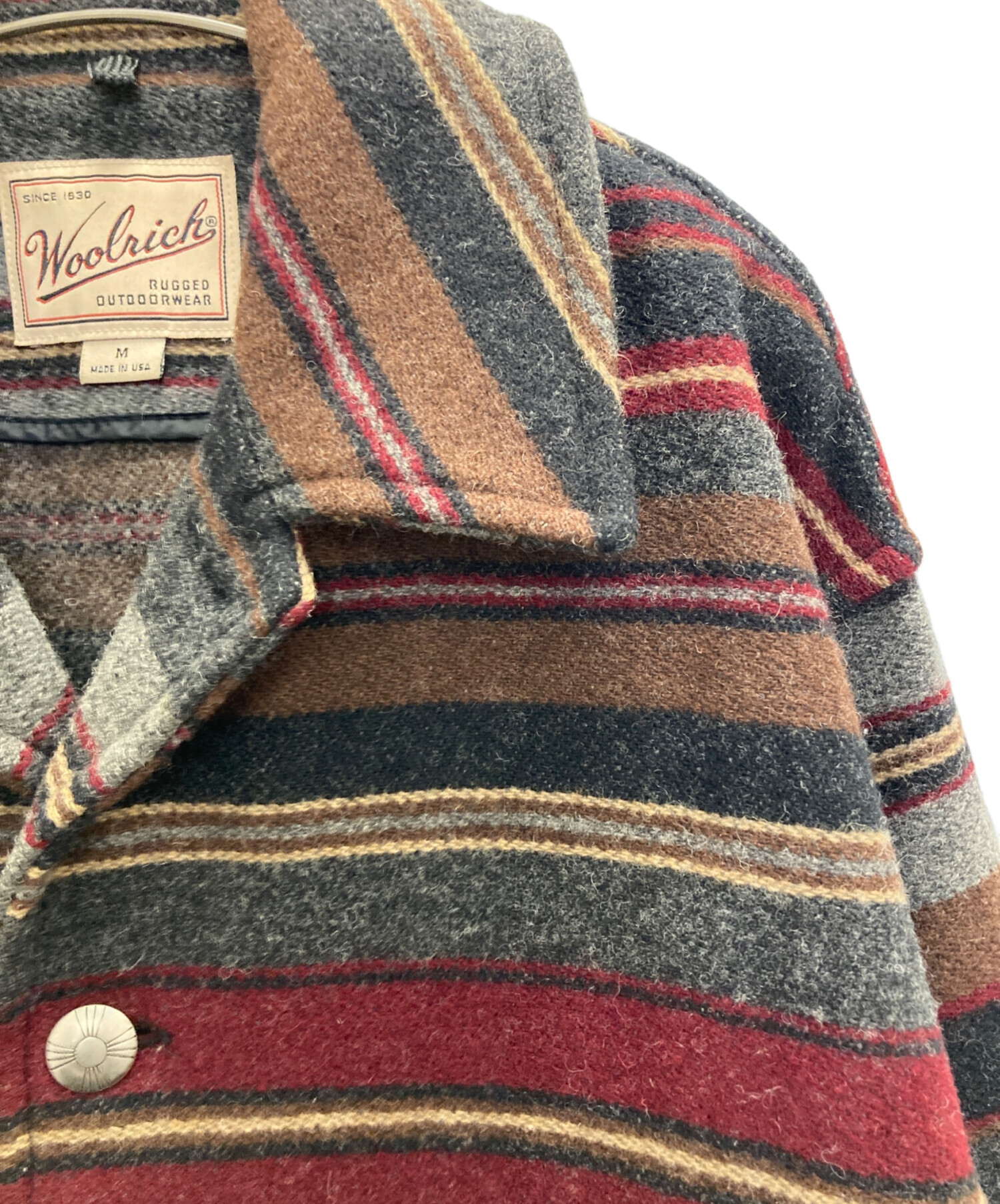 中古・古着通販】WOOLRICH (ウールリッチ) 80'sコンチョボタンウール