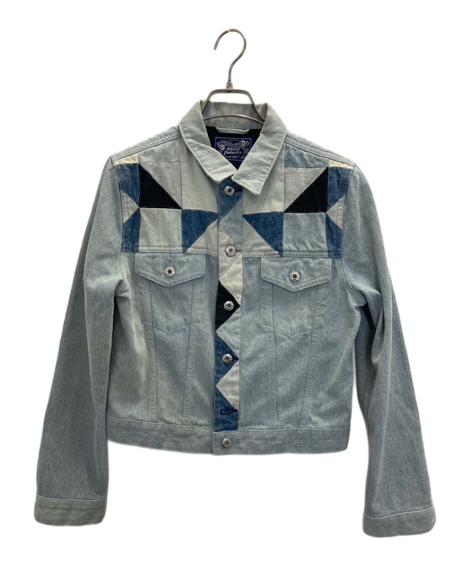 DIESEL Industry デニムジャケット パッチワーク DIESEL レディース 