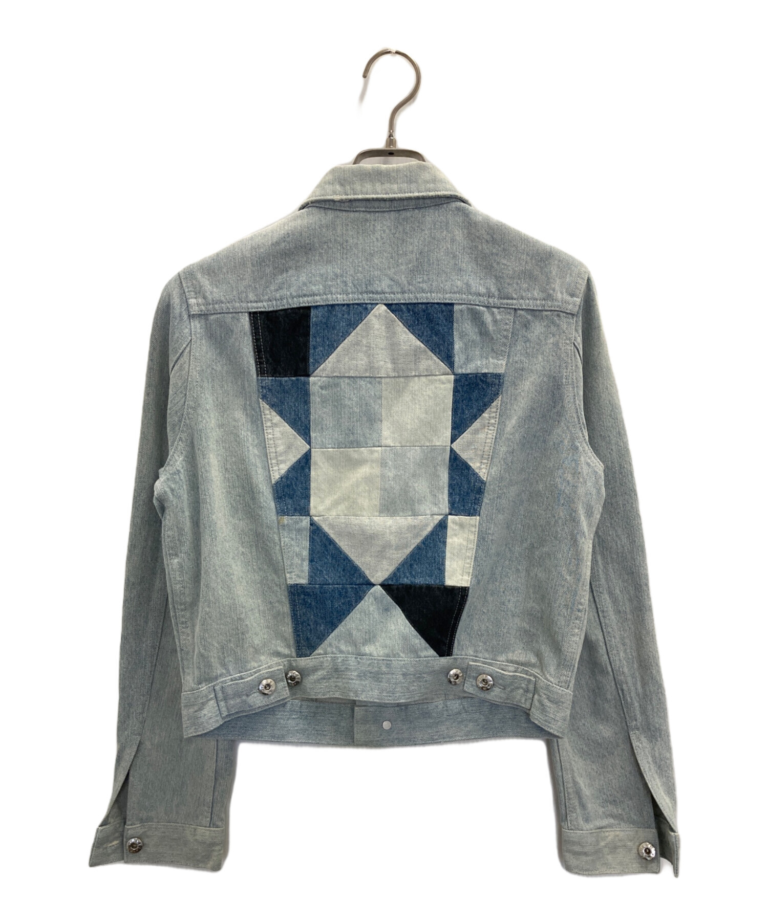 中古・古着通販】DIESEL (ディーゼル) パッチワークデニムジャケット 