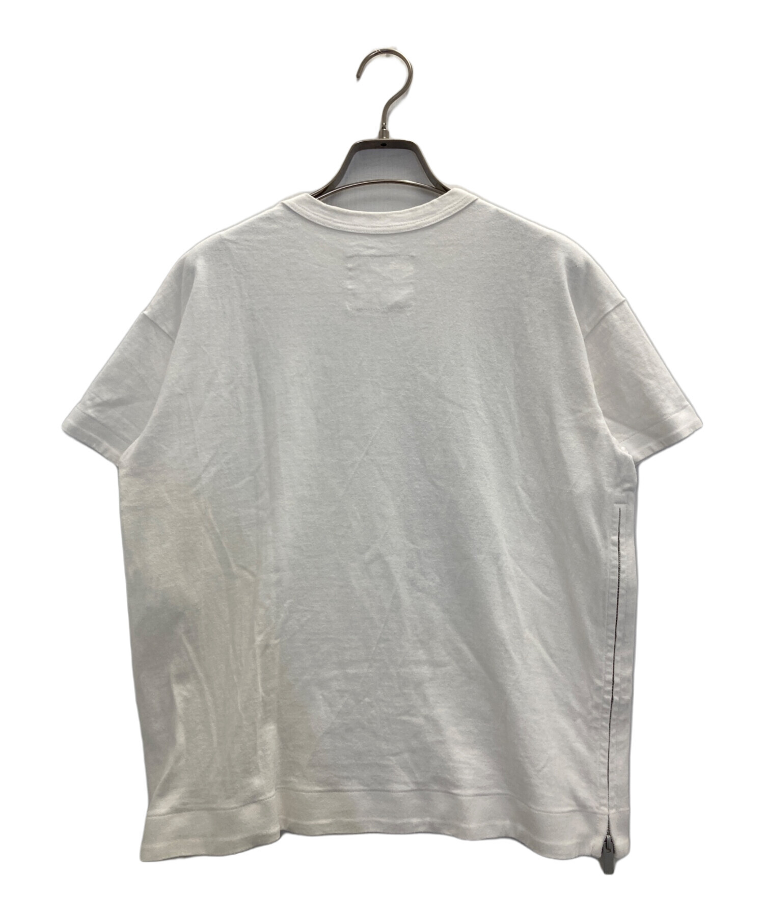 【超美品】sacai サカイ　ロゴスケルトン　カットソー 中古・古着通販】sacai (サカイ) 半袖カットソー ホワイト