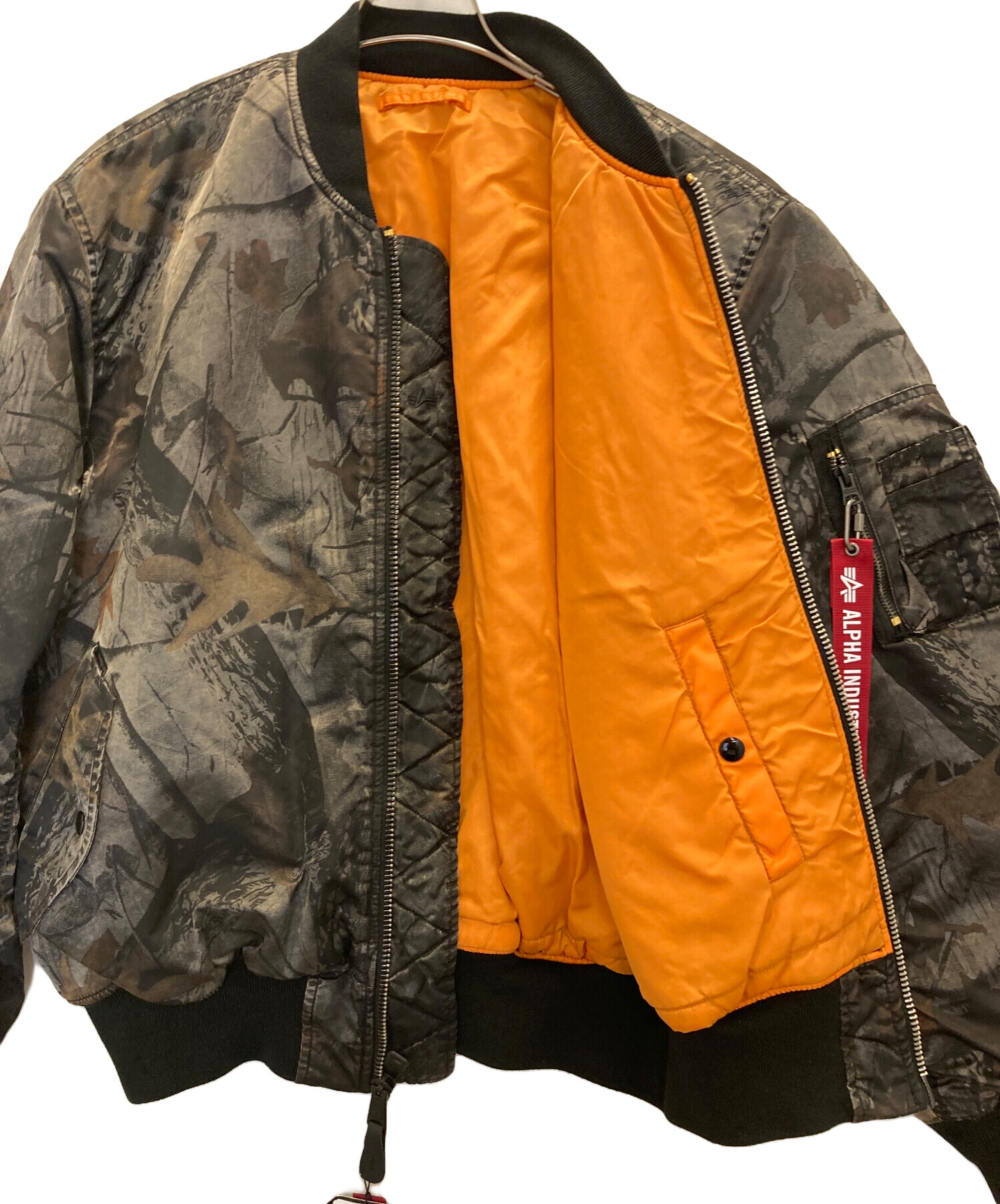 中古・古着通販】ALPHA (アルファ) MA-1 SCRATCH US SPEC リアルツリー