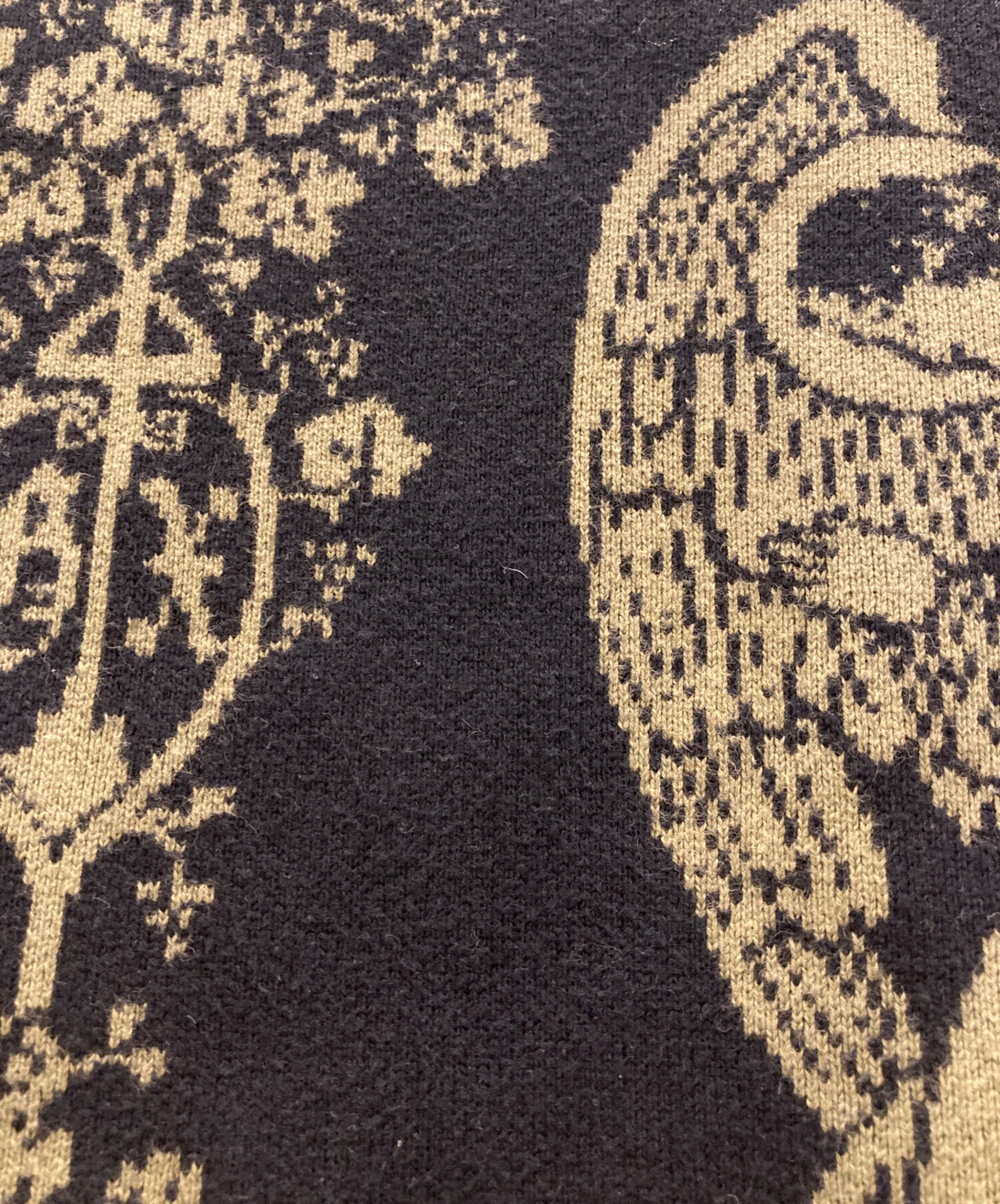 中古・古着通販】GX1000 (ジーエックス) JACQUARD CREWNECK KNIT 