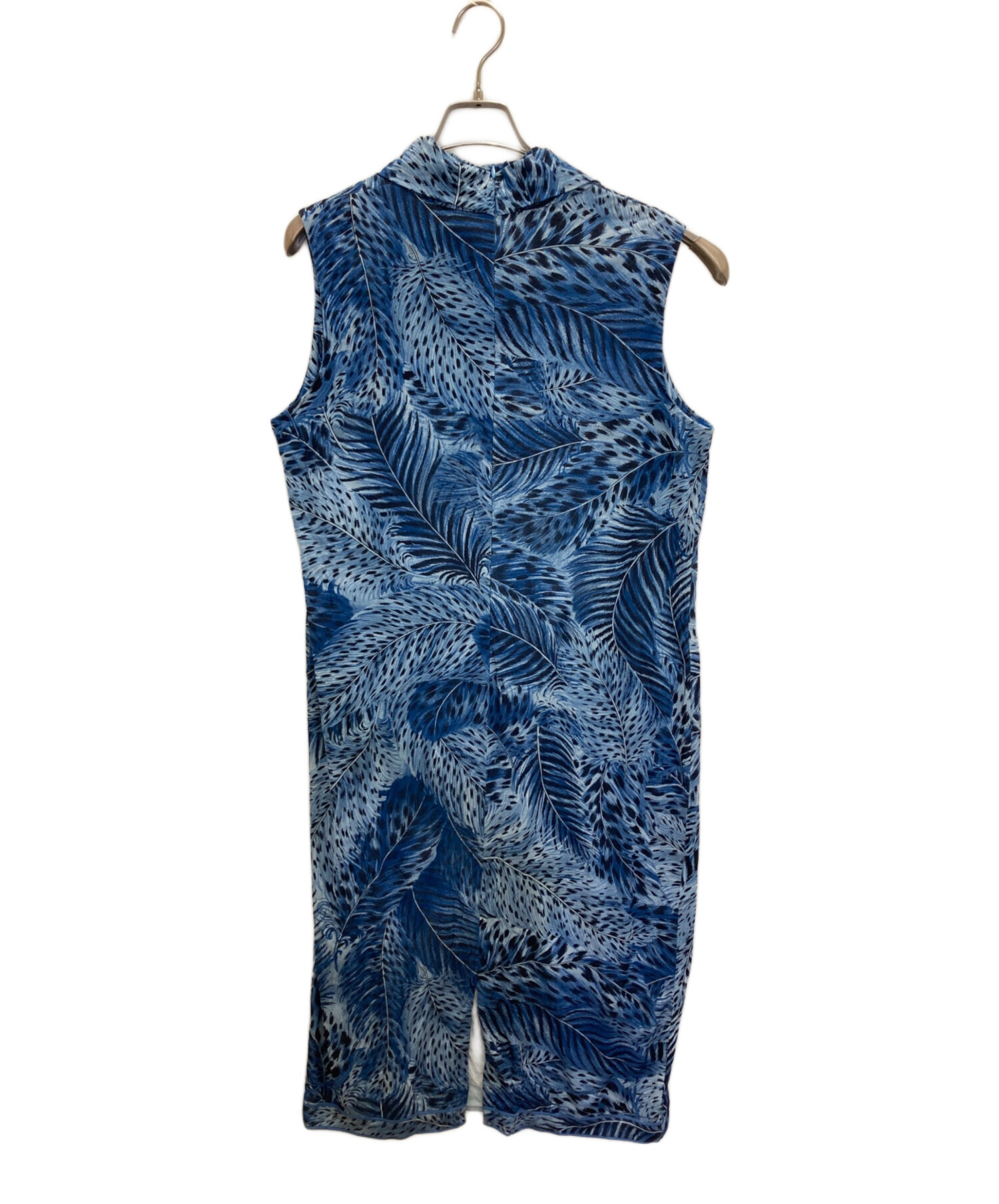 LEONALD レオナール☆胸元ドレープ カンカン フレンチスリーブ