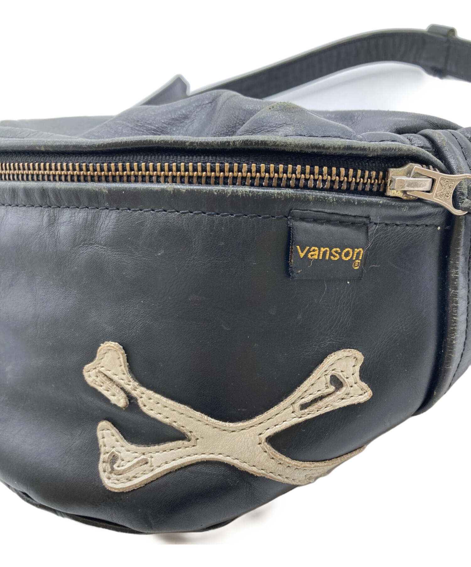 中古・古着通販】VANSON (バンソン) ファニーパック クロスボーン
