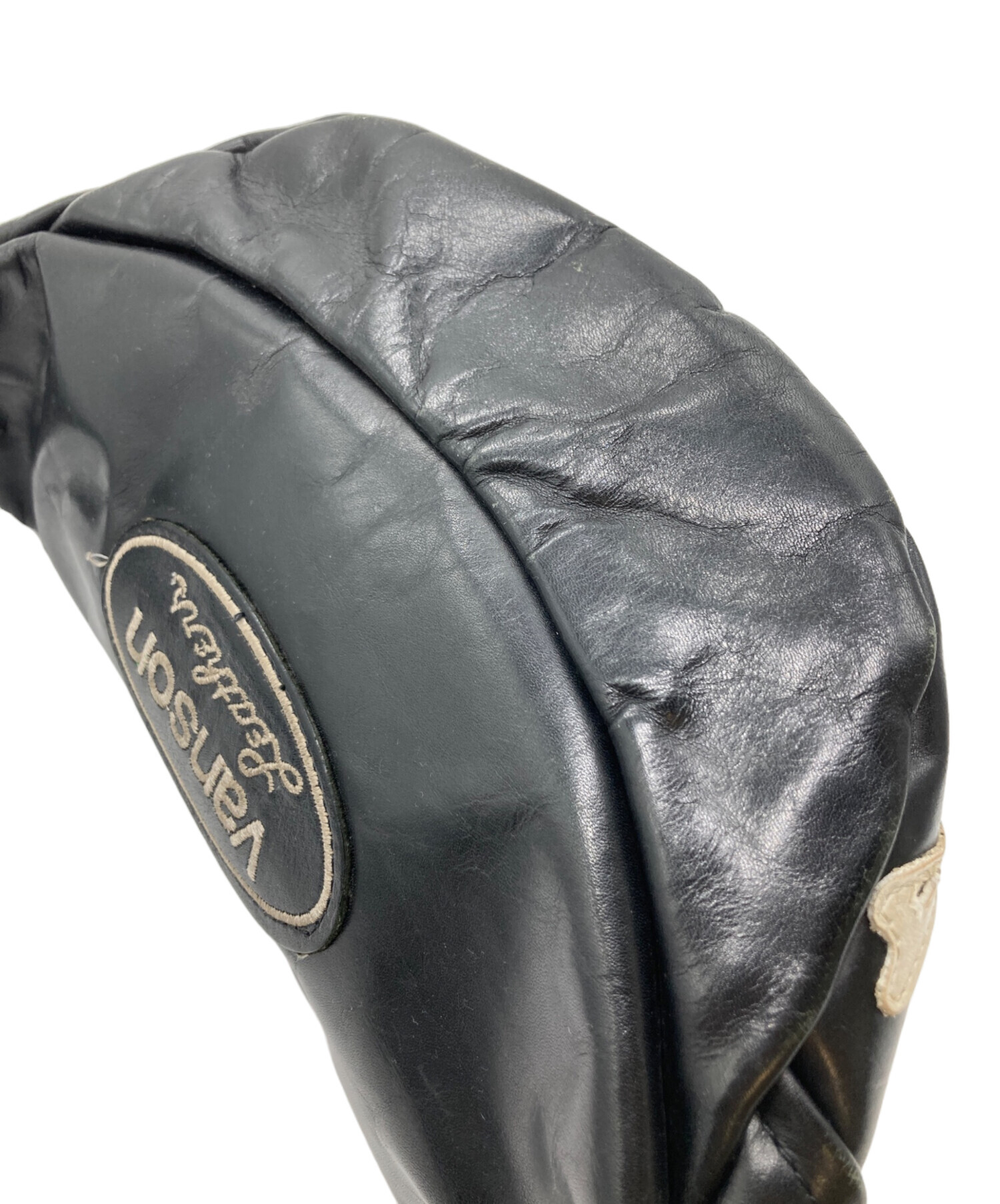 VANSON バンソン ファニーパック ウエストポーチ ブラック 黒 新品同様品 中古・古着通販】VANSON (バンソン) ファニーパック クロスボーン