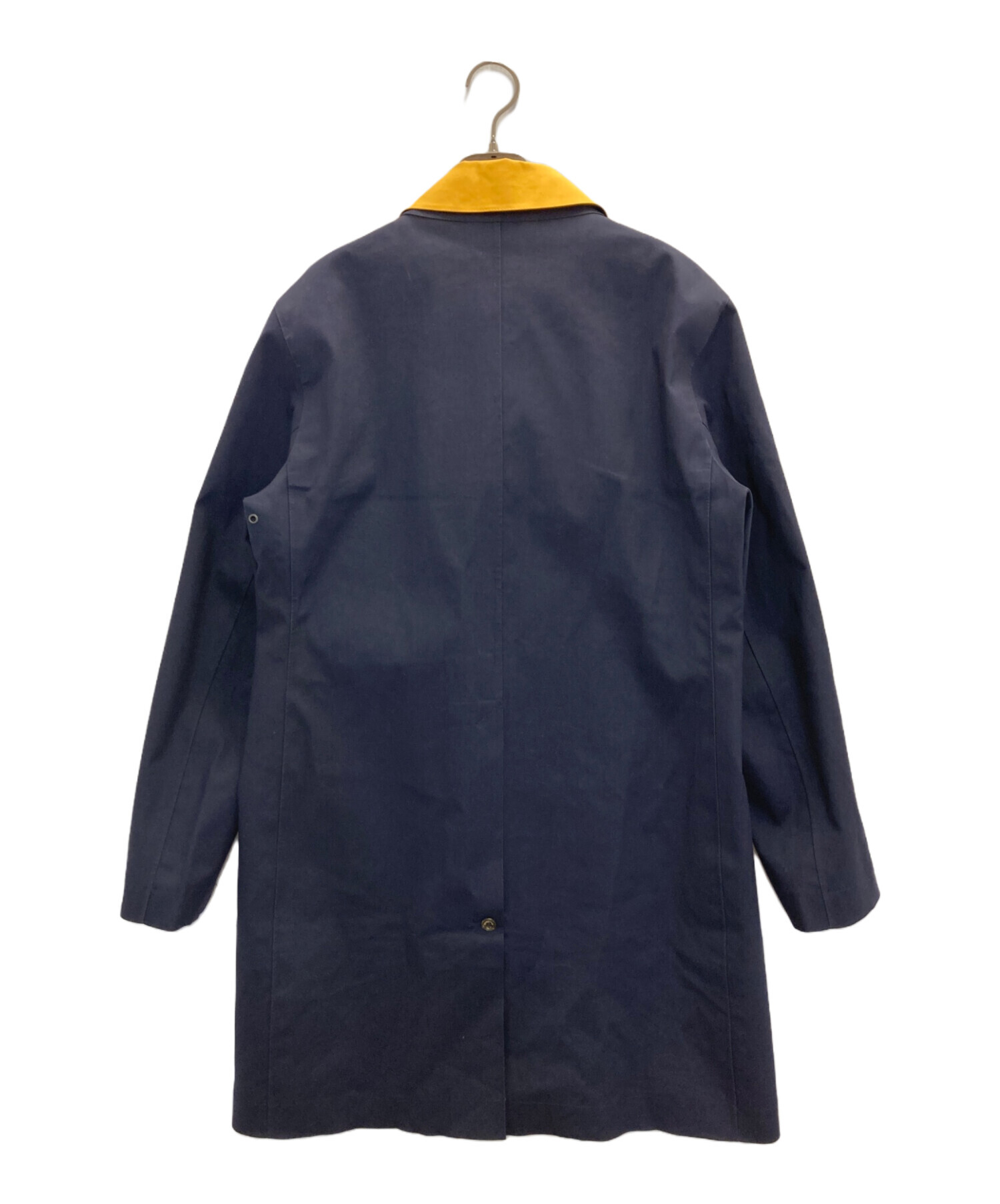 Hancock ハンコック ゴム引ステンカラーコート ネイビー 38 新品