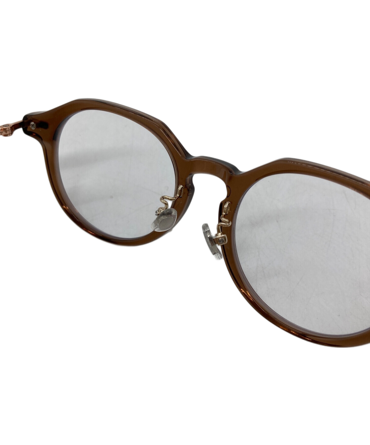 中古・古着通販】Zoff (ゾフ) kirimaru 眼鏡 ブラウン｜ブランド・古着