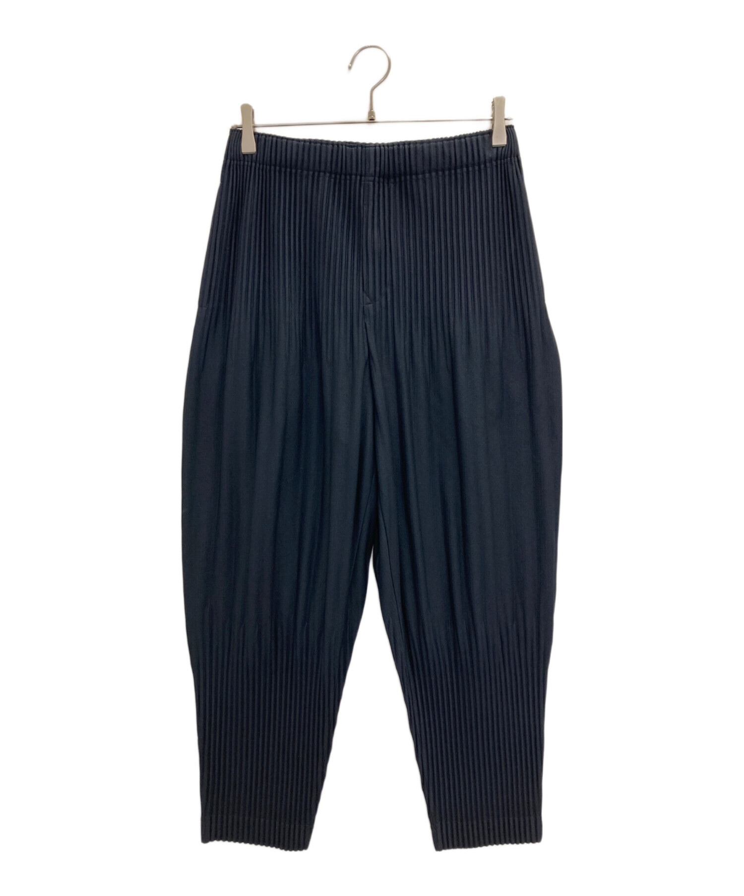 プリーツパンツ　サイズ1 ネイビー　オムプリッセイッセイミヤケ 中古・古着通販】HOMME PLISSE ISSEY MIYAKE (オム プリッセ イッセイ