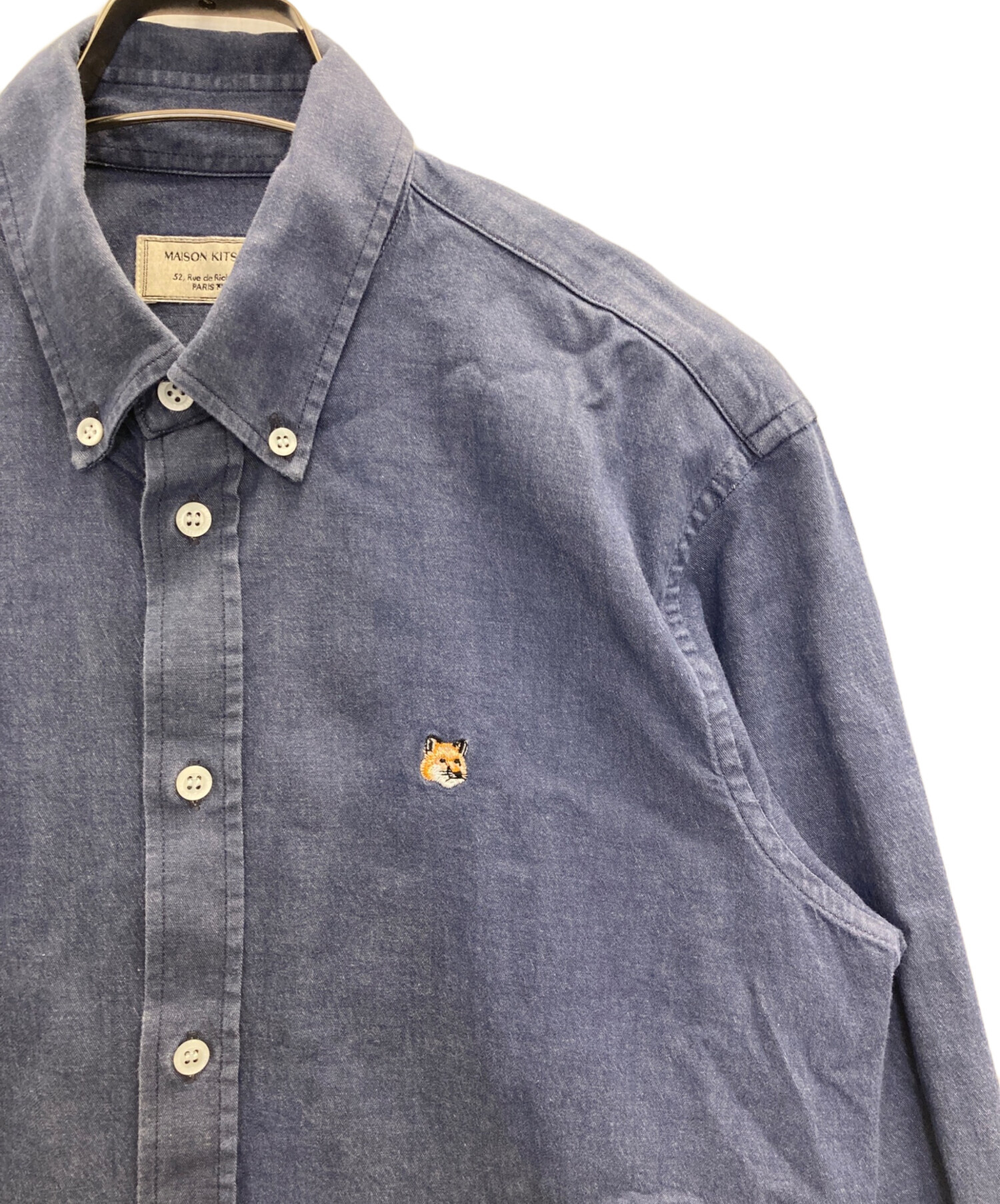 中古・古着通販】maison kitsune (メゾンキツネ) FOX HEAD EMBROIDERY