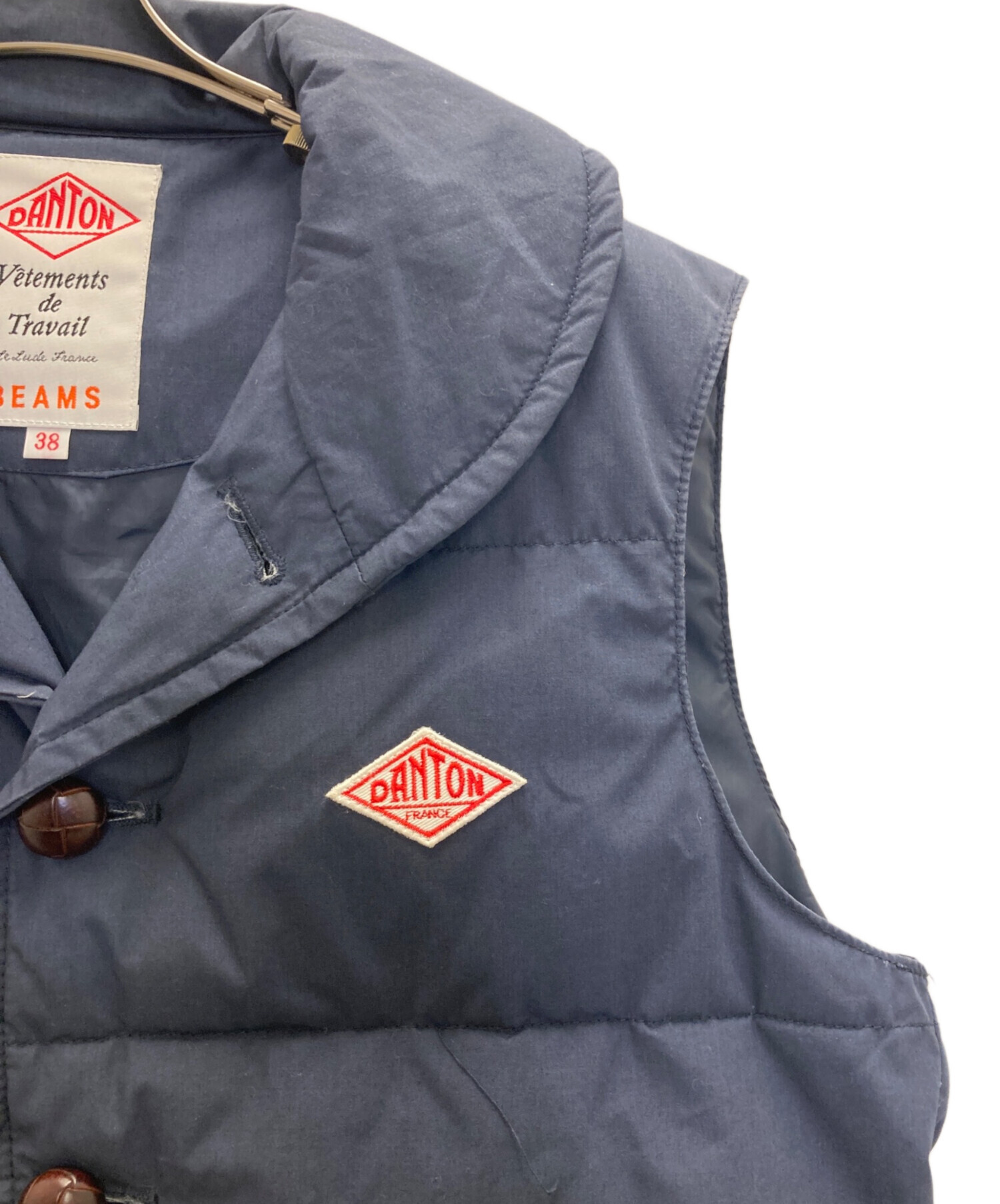 DANTON フード付き ベスト BEAMS ダントン DANTON ×ビームス BEAMS