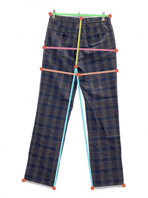 中古・古着通販】PAUL SMITH (ポールスミス) ウールチェックパンツ
