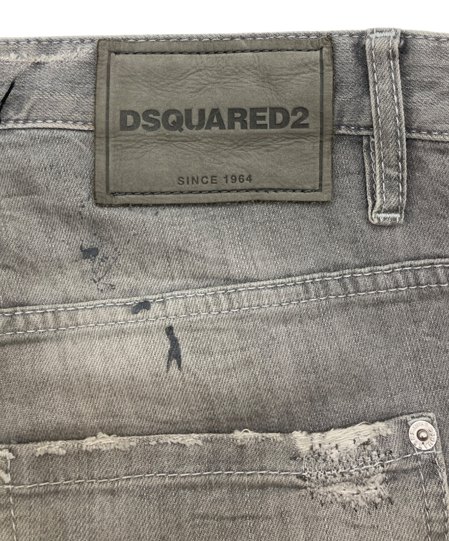 中古・古着通販】DSQUARED2 (ディースクエアード) SKATER JEAN グレー 