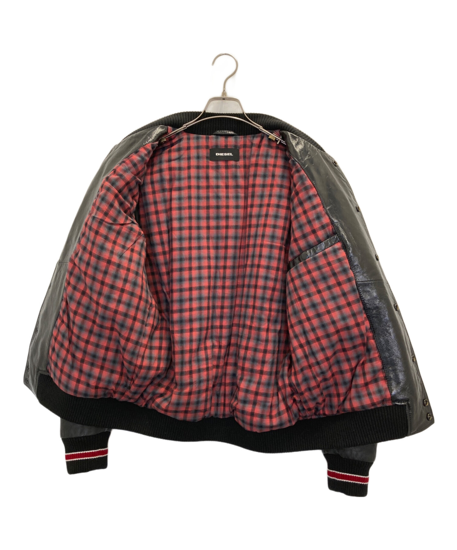 中古・古着通販】DIESEL (ディーゼル) L-BILLY BOMBER JACKET ブラック 