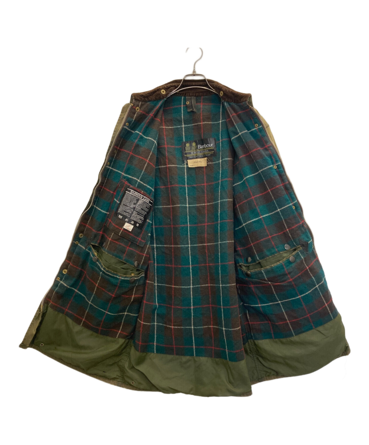中古・古着通販】Barbour (バブアー) 80's NORTHUMBRIA カーキ サイズ
