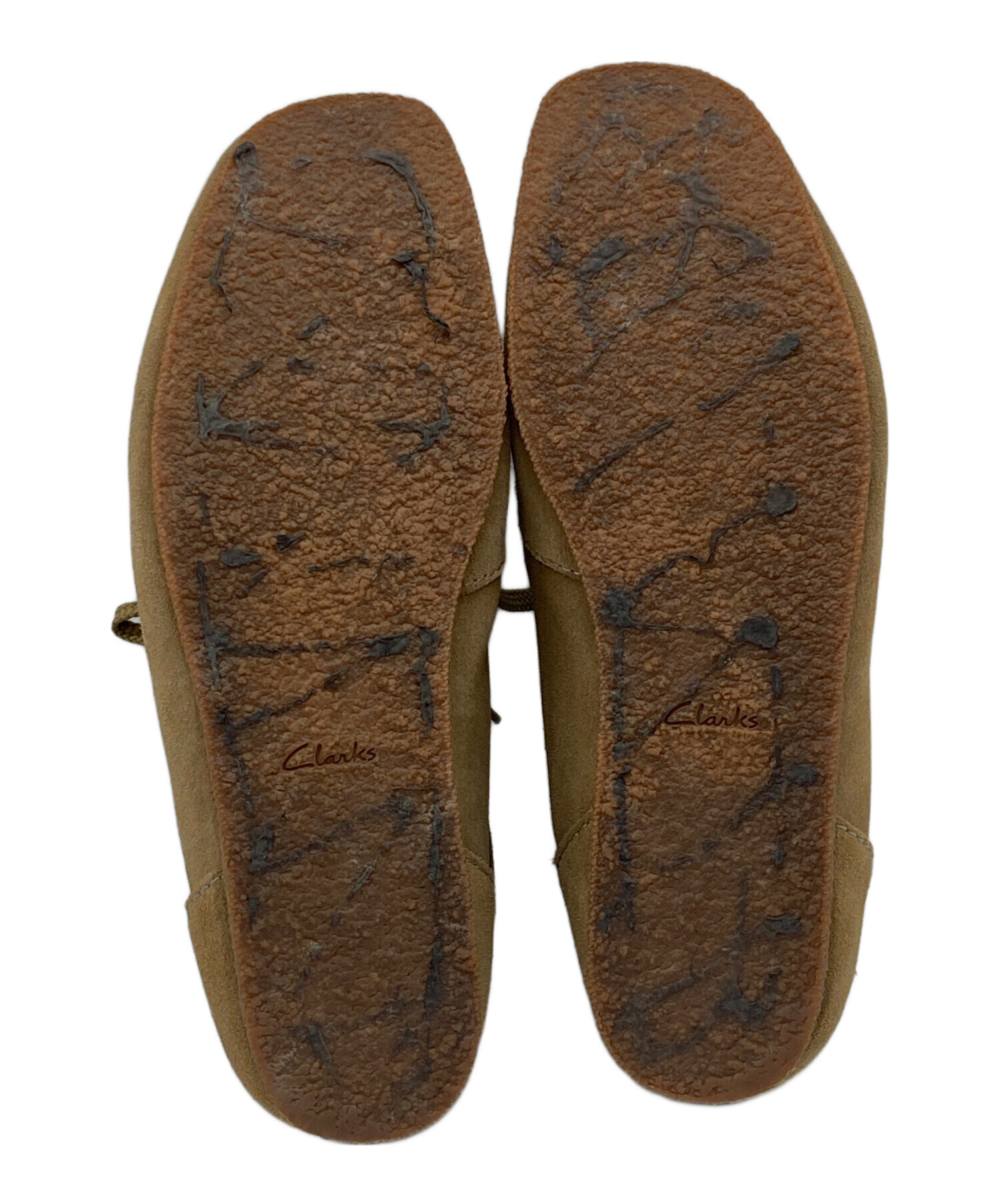 中古・古着通販】CLARKS (クラークス) ワラビーシューズ ブラウン