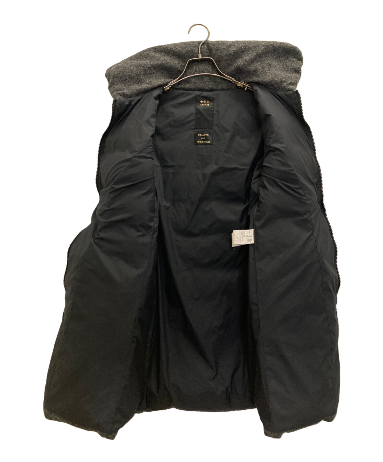 ダウンジャケット タトラス ローズバッド別注 TATRAS タトラス ローズバッド別注 コラボ 02 ブラック ダウンコート