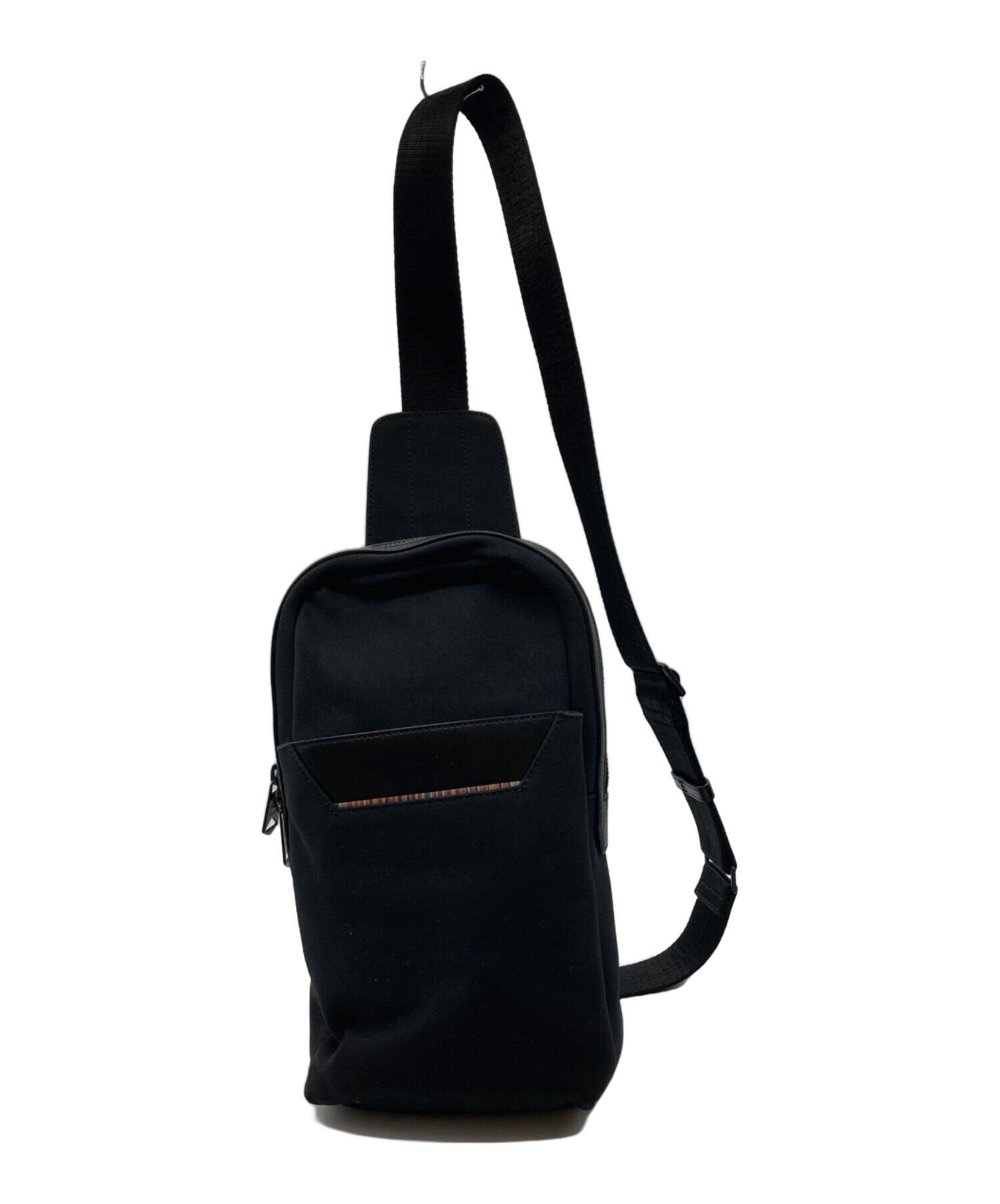 中古・古着通販】PAUL SMITH (ポールスミス) ボディバッグ ブラック 