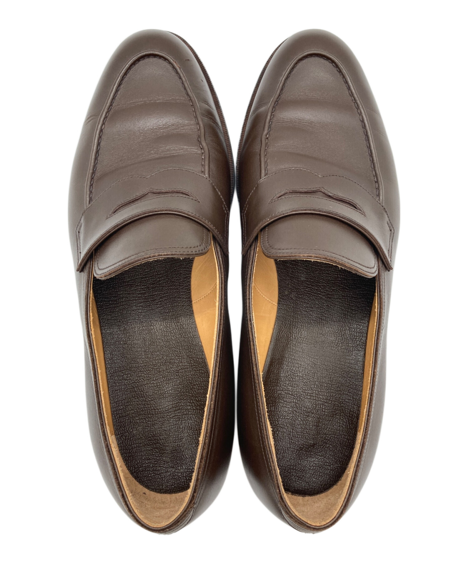 中古・古着通販】forme (フォルメ) コインローファー ブラウン サイズ 中古・古着通販】forme (フォルメ) コインローファー ブラウン サイズ