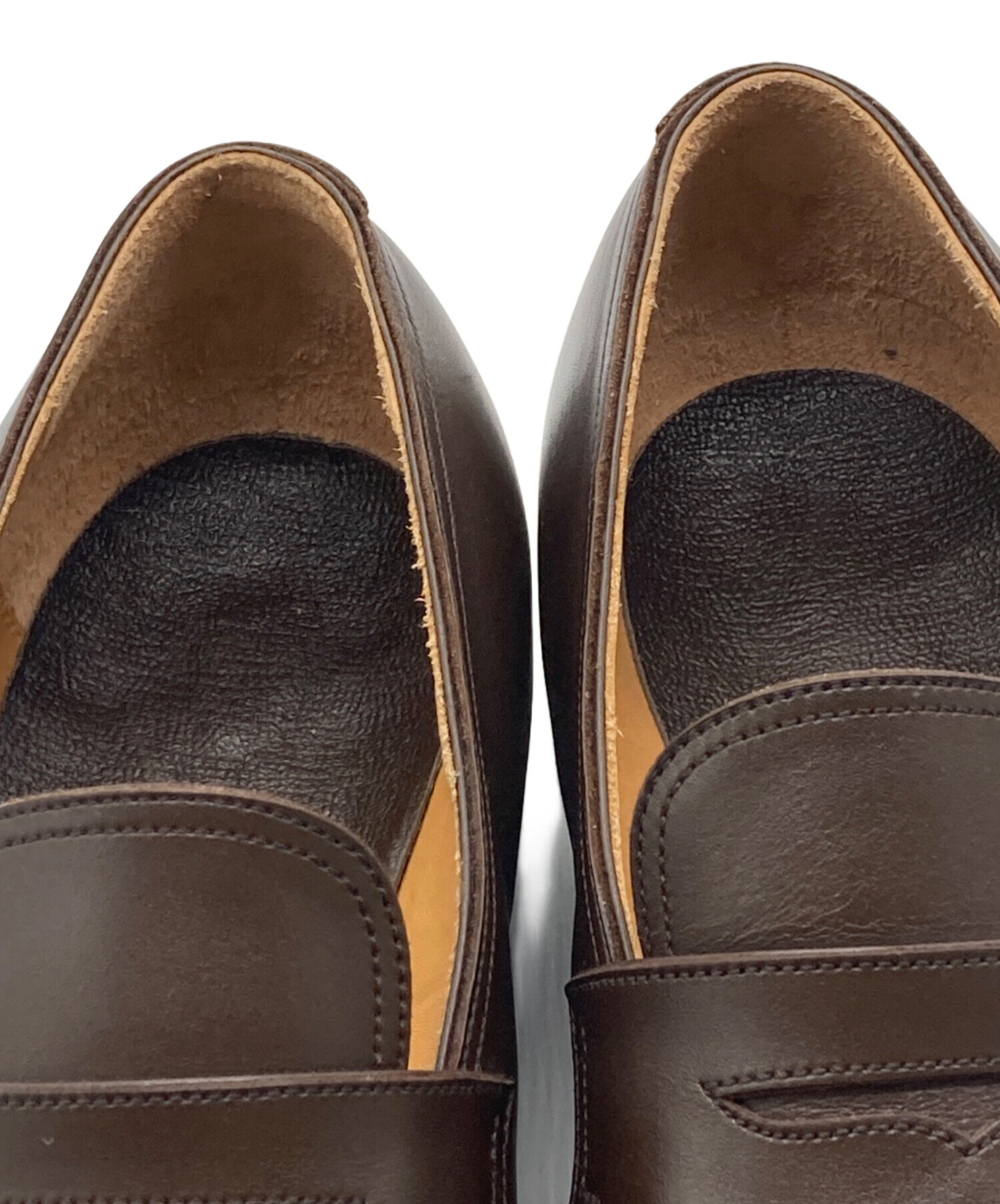 中古・古着通販】forme (フォルメ) コインローファー ブラウン サイズ