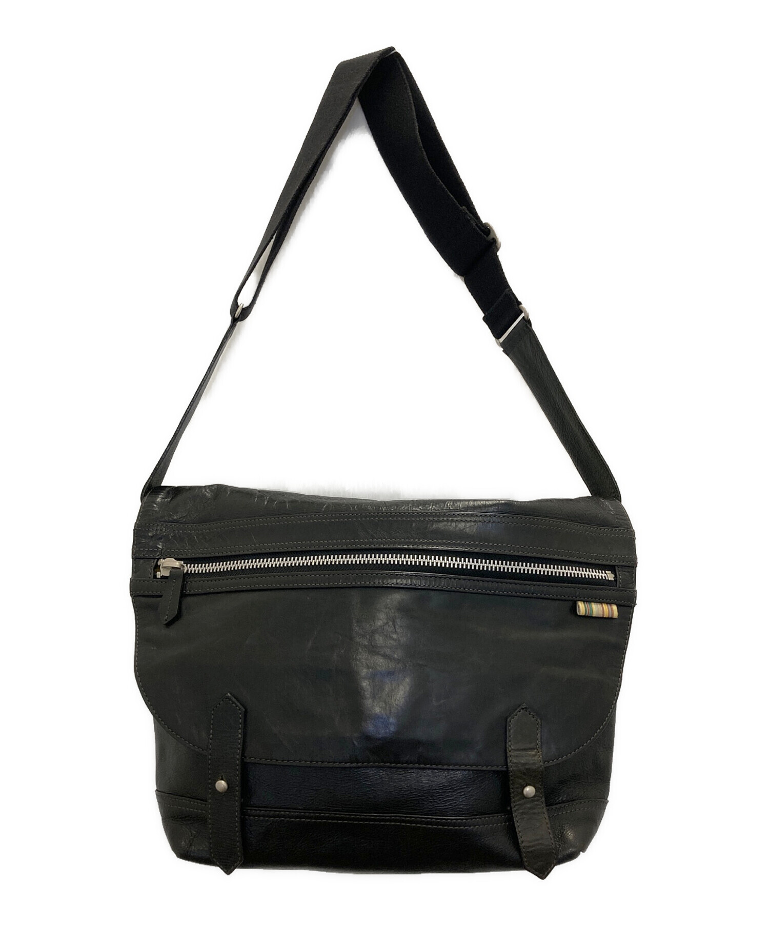 中古・古着通販】Paul Smith (ポールスミス) レザーメッセンジャー 