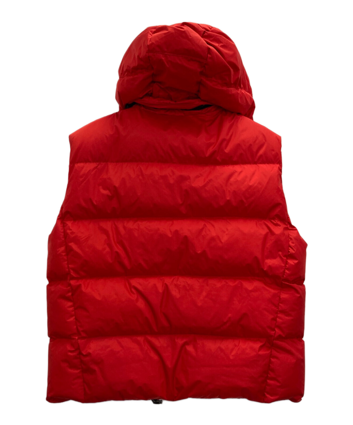 ポロ・ラルフ・ローレン フード付きダウンベスト レッド 中古・古着通販】POLO RALPH LAUREN (ポロ・ラルフローレン) ダウン