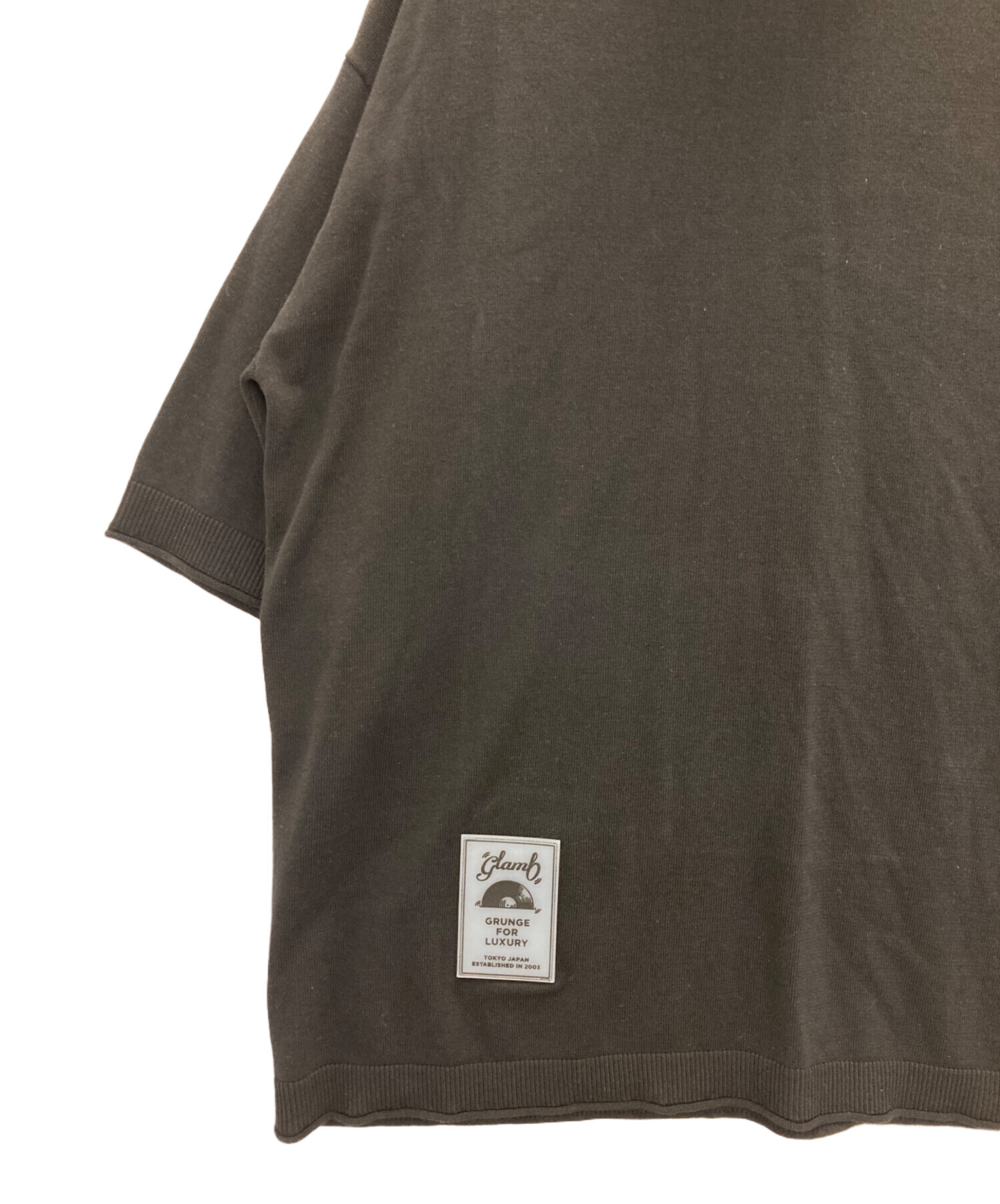 中古・古着通販】glamb (グラム) Half Sleeves Turtle Neck Knit