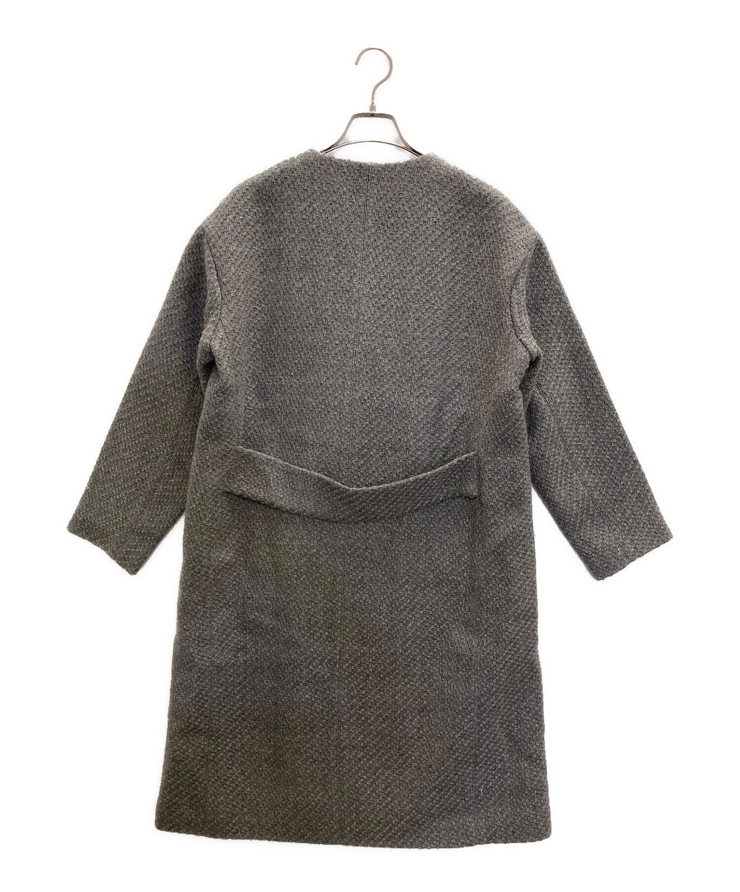 中古・古着通販】PLST (プラステ) コート グレー サイズ:Ⅿ｜ブランド 